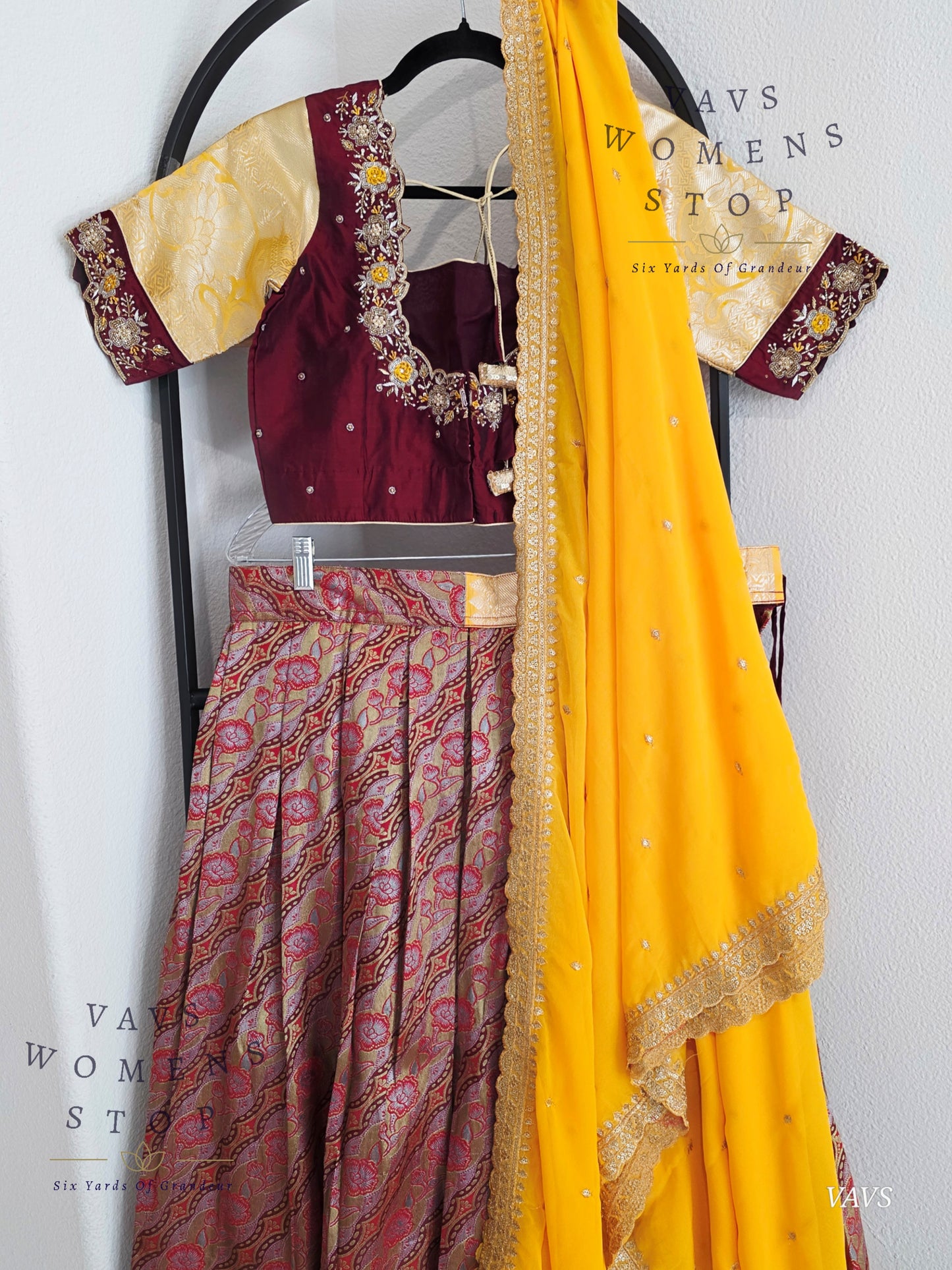 Traditional Half Saree Set