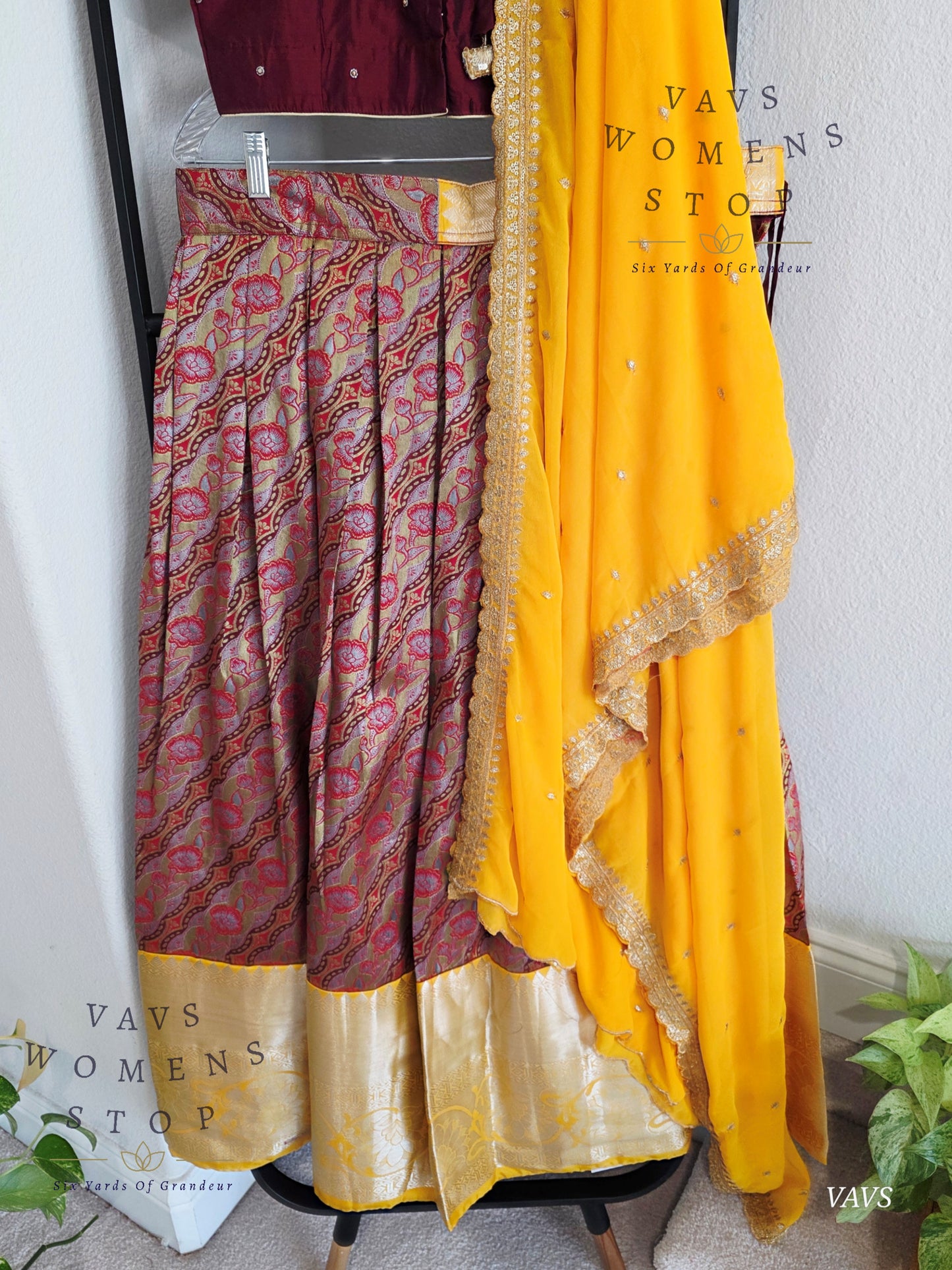Traditional Half Saree Set