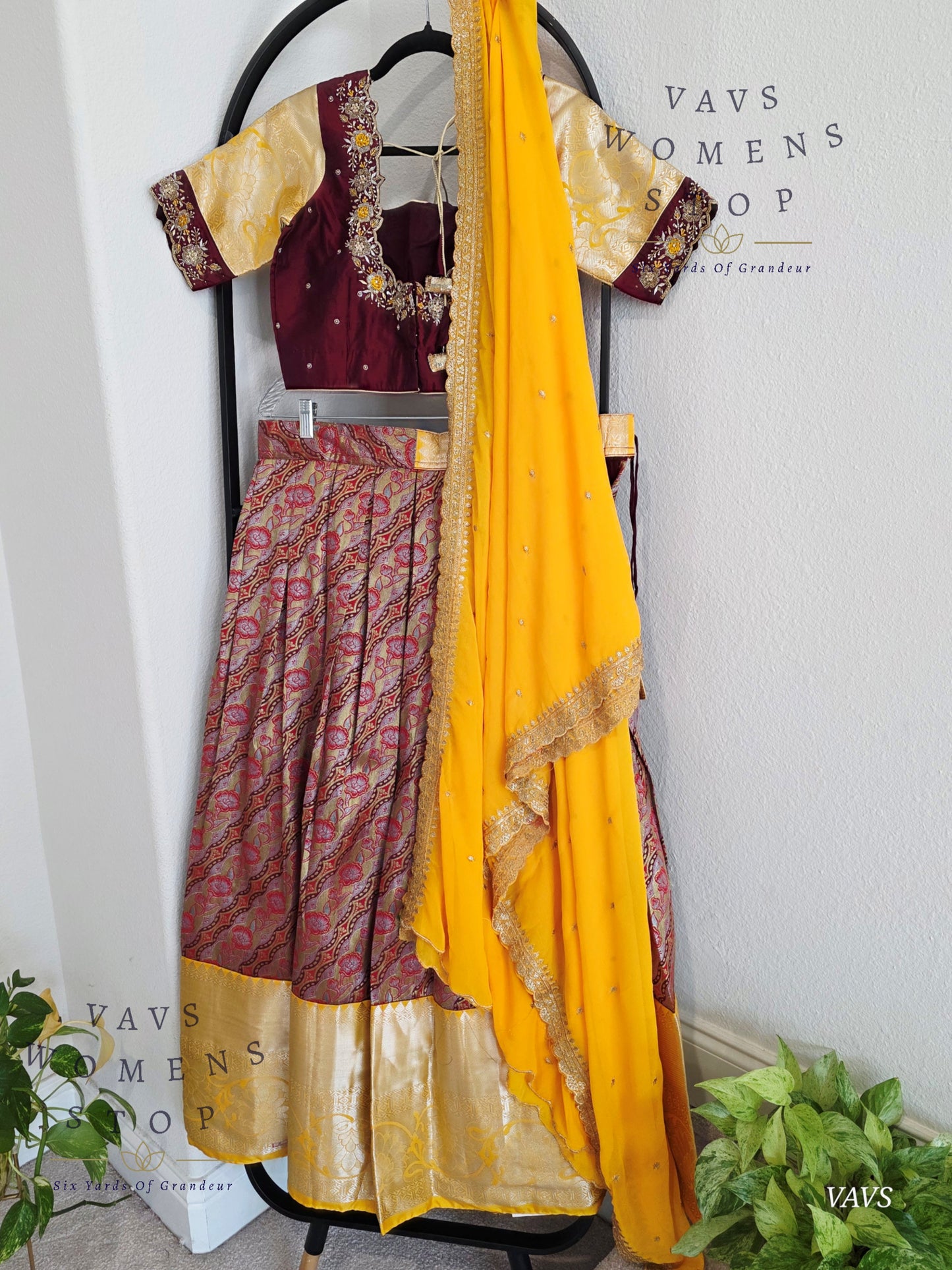 Traditional Half Saree Set