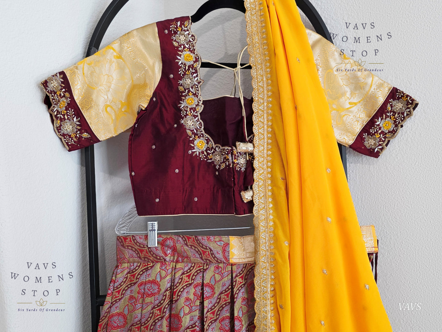Traditional Half Saree Set