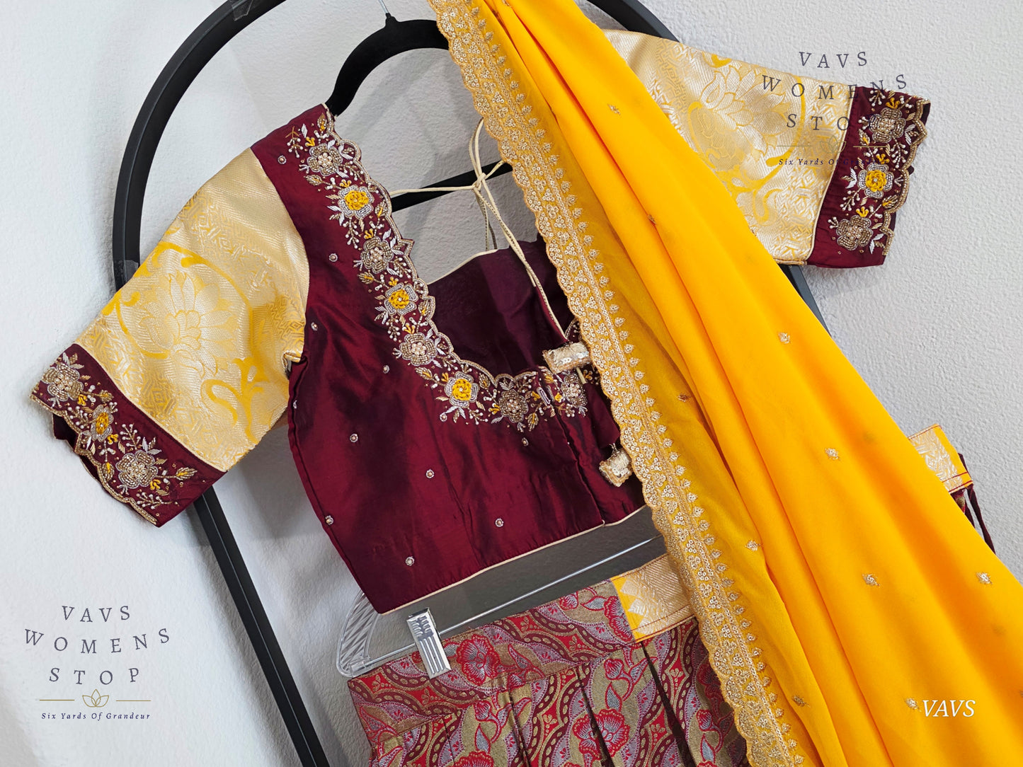 Traditional Half Saree Set