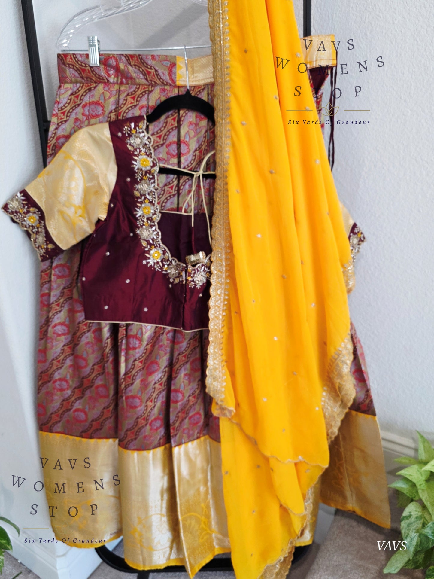 Traditional Half Saree Set