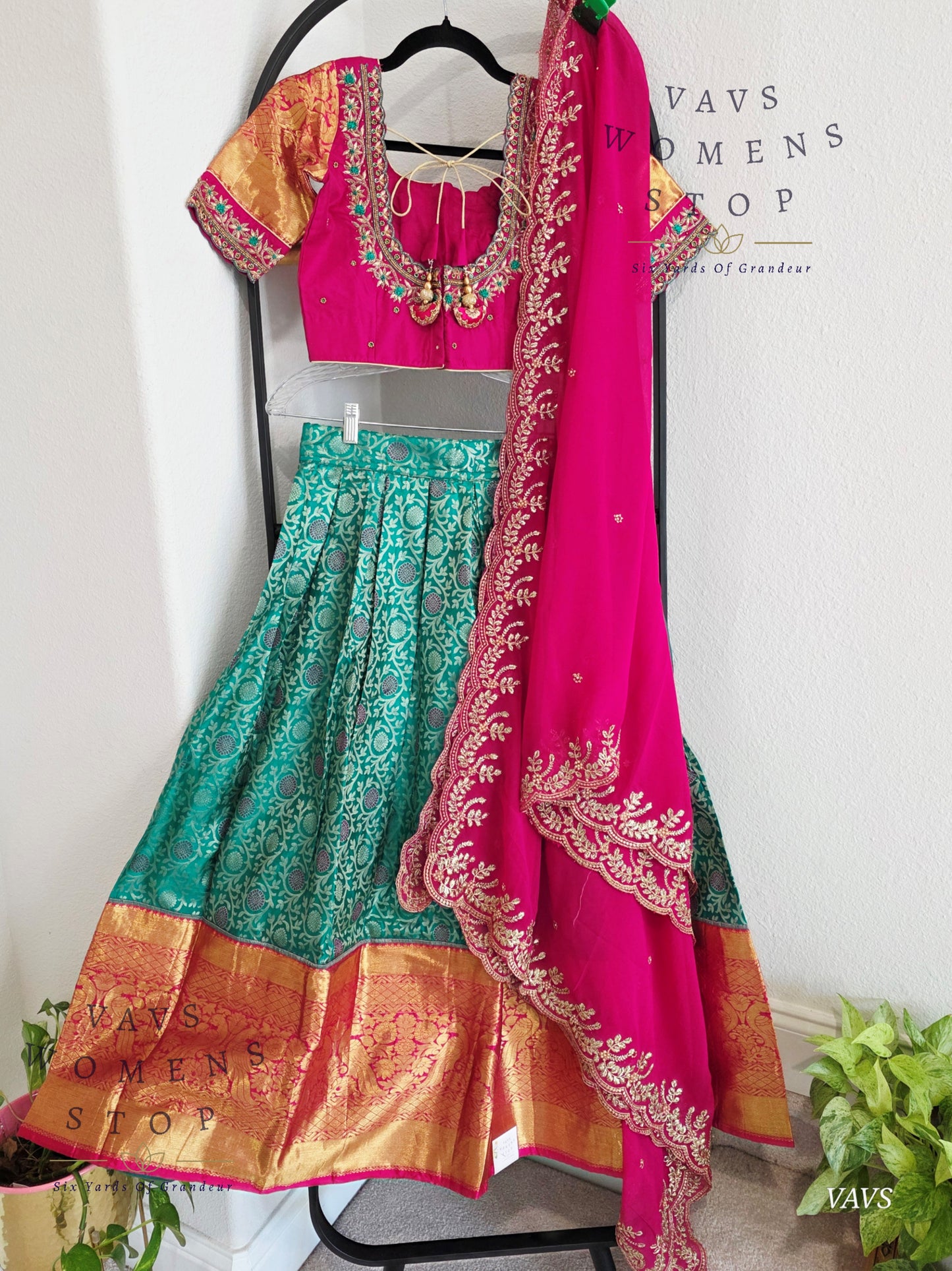 Traditional Half Saree Set