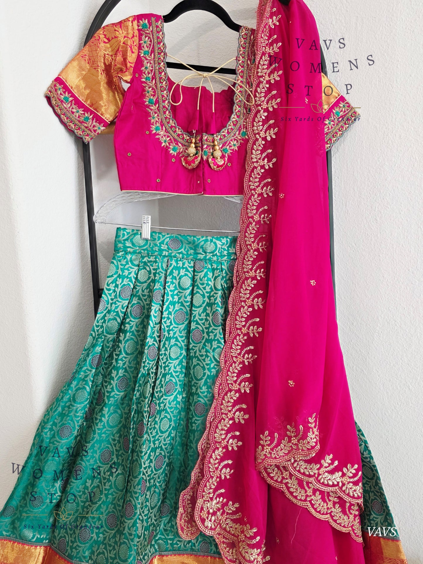 Traditional Half Saree Set