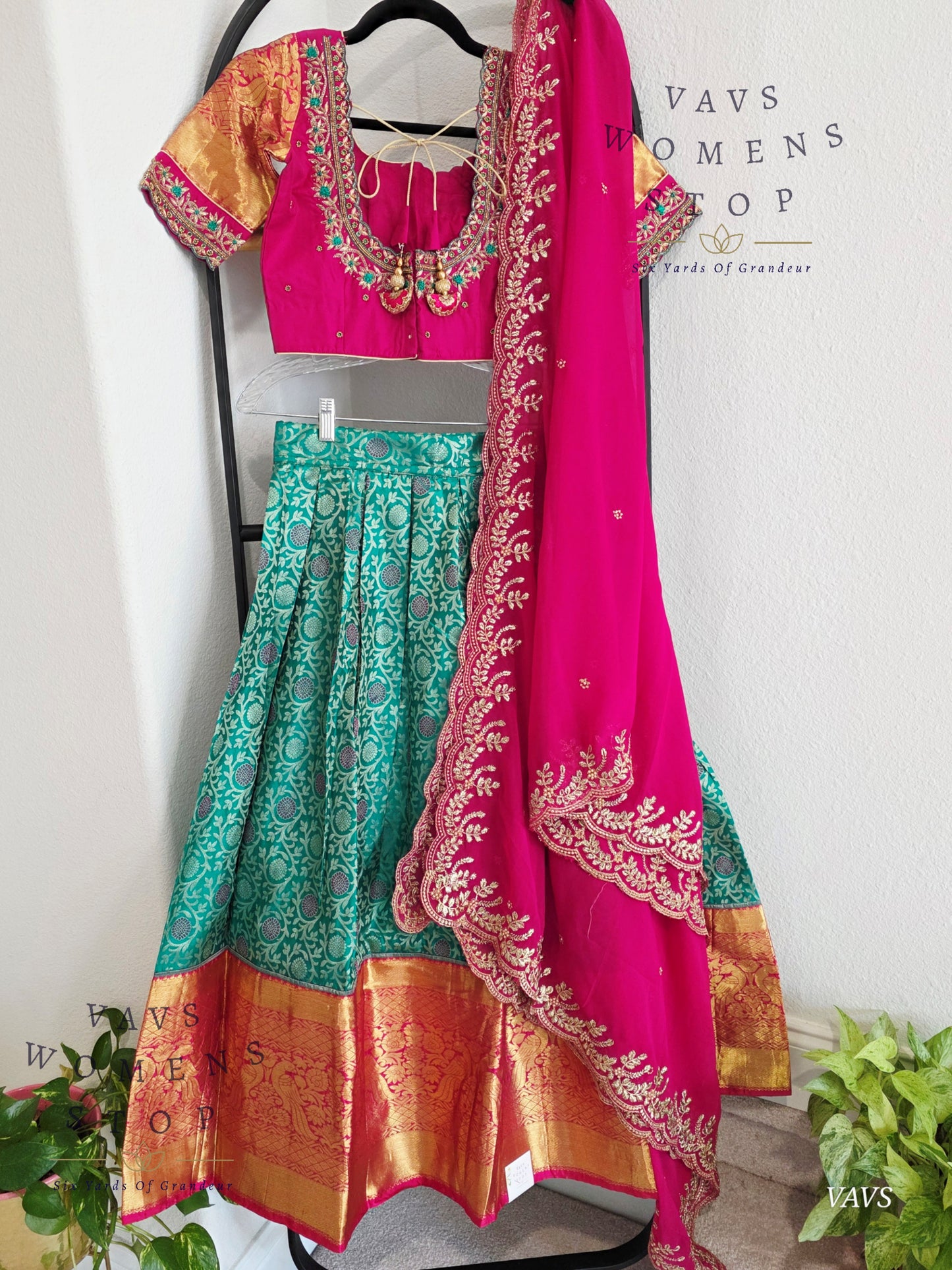 Traditional Half Saree Set