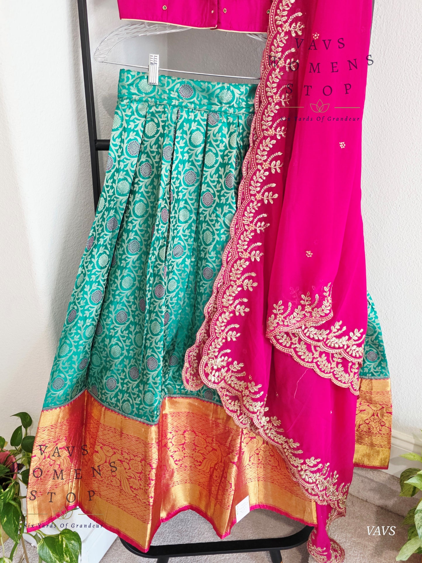 Traditional Half Saree Set