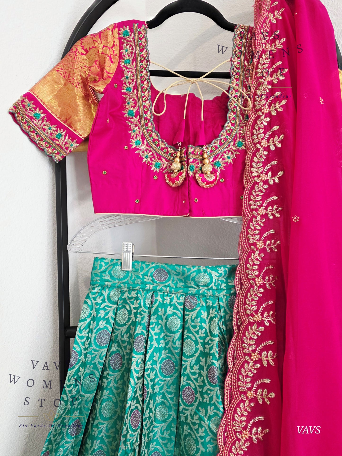 Traditional Half Saree Set