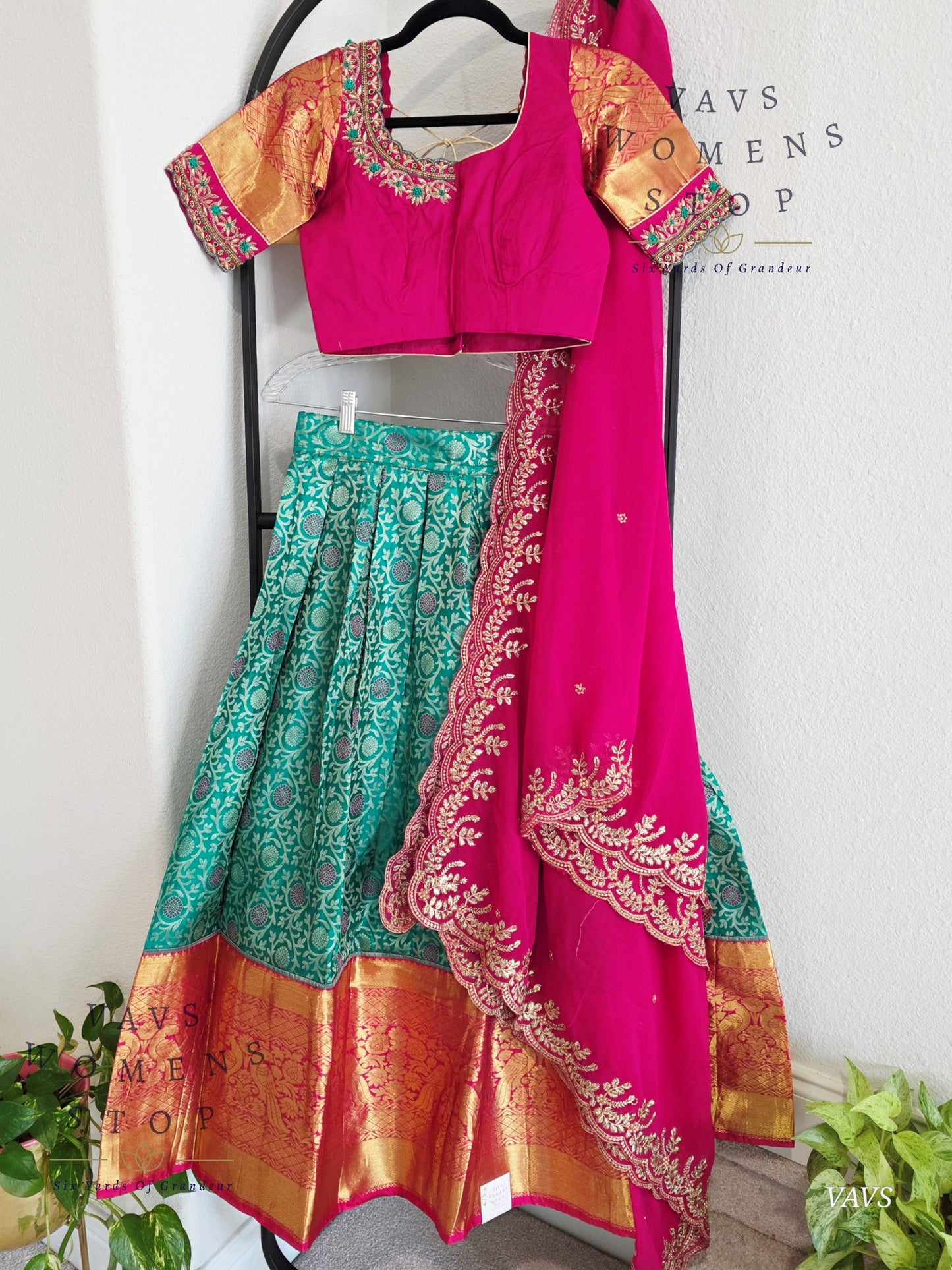 Traditional Half Saree Set