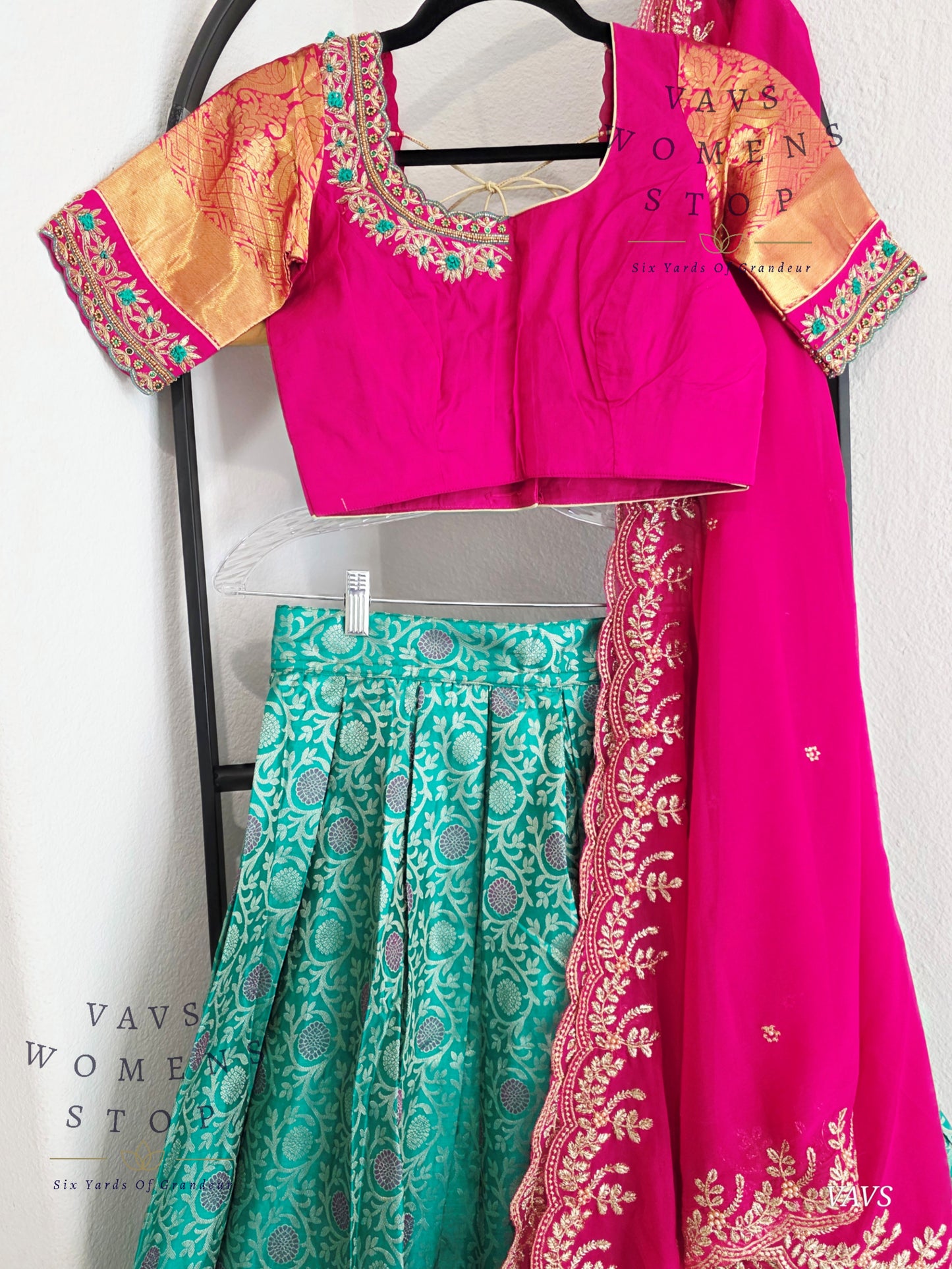 Traditional Half Saree Set