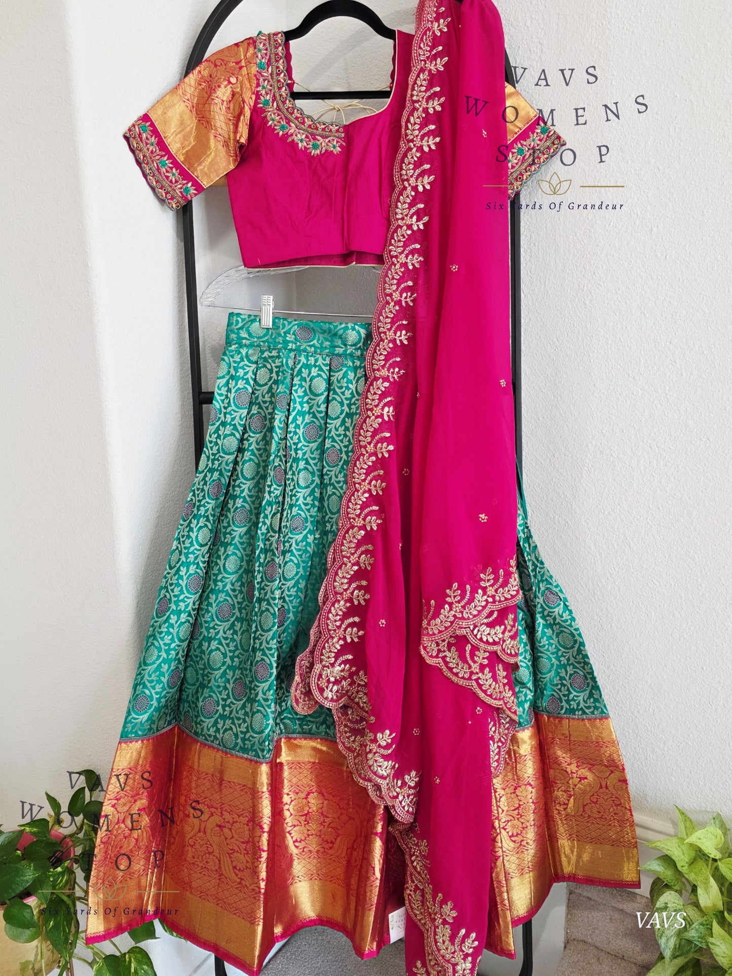 Traditional Half Saree Set