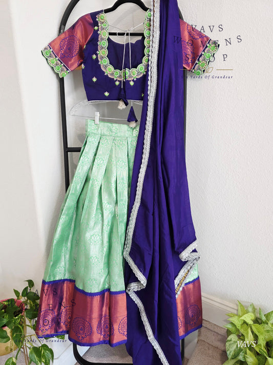 Traditional Half Saree Set