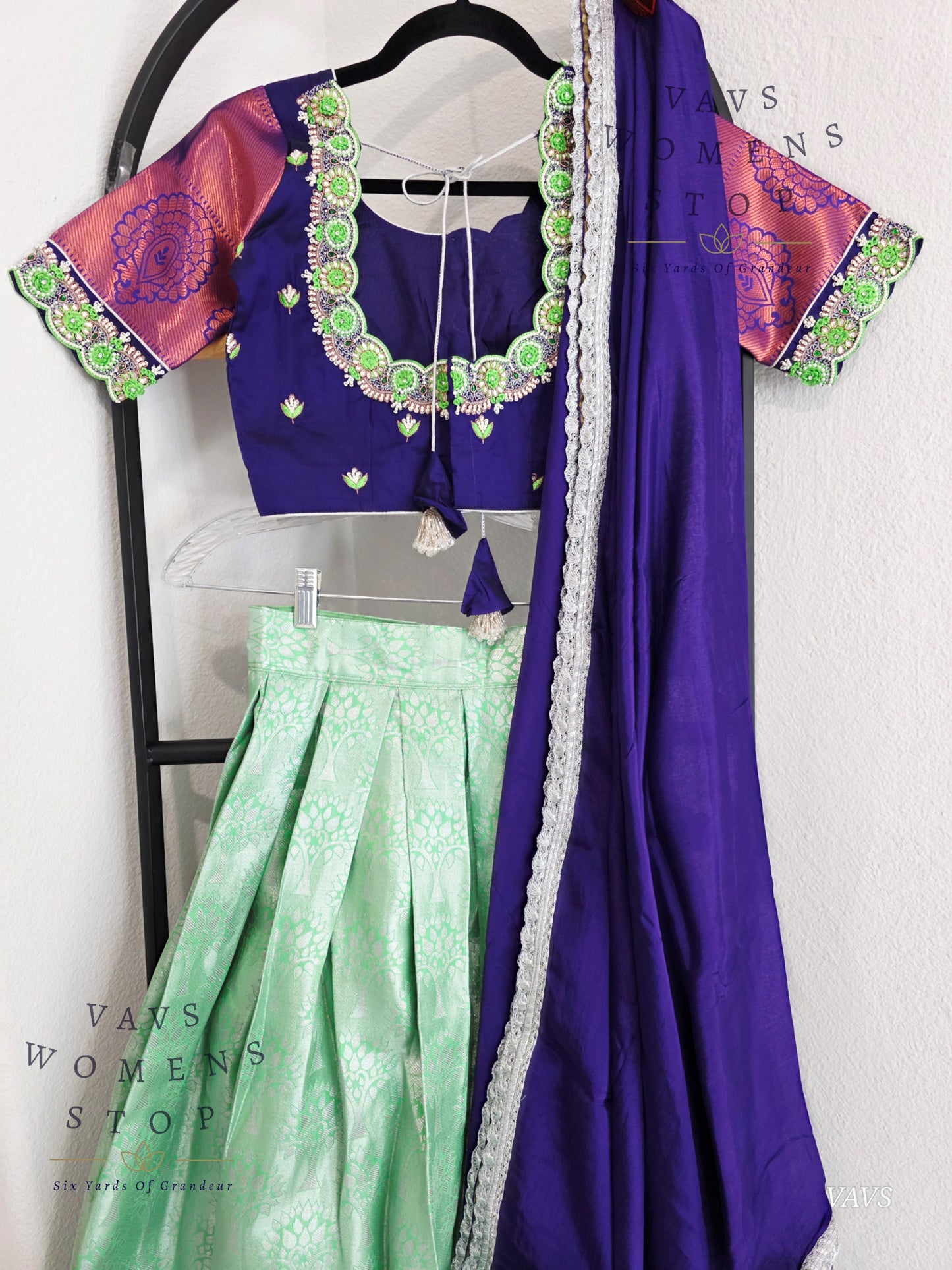 Traditional Half Saree Set