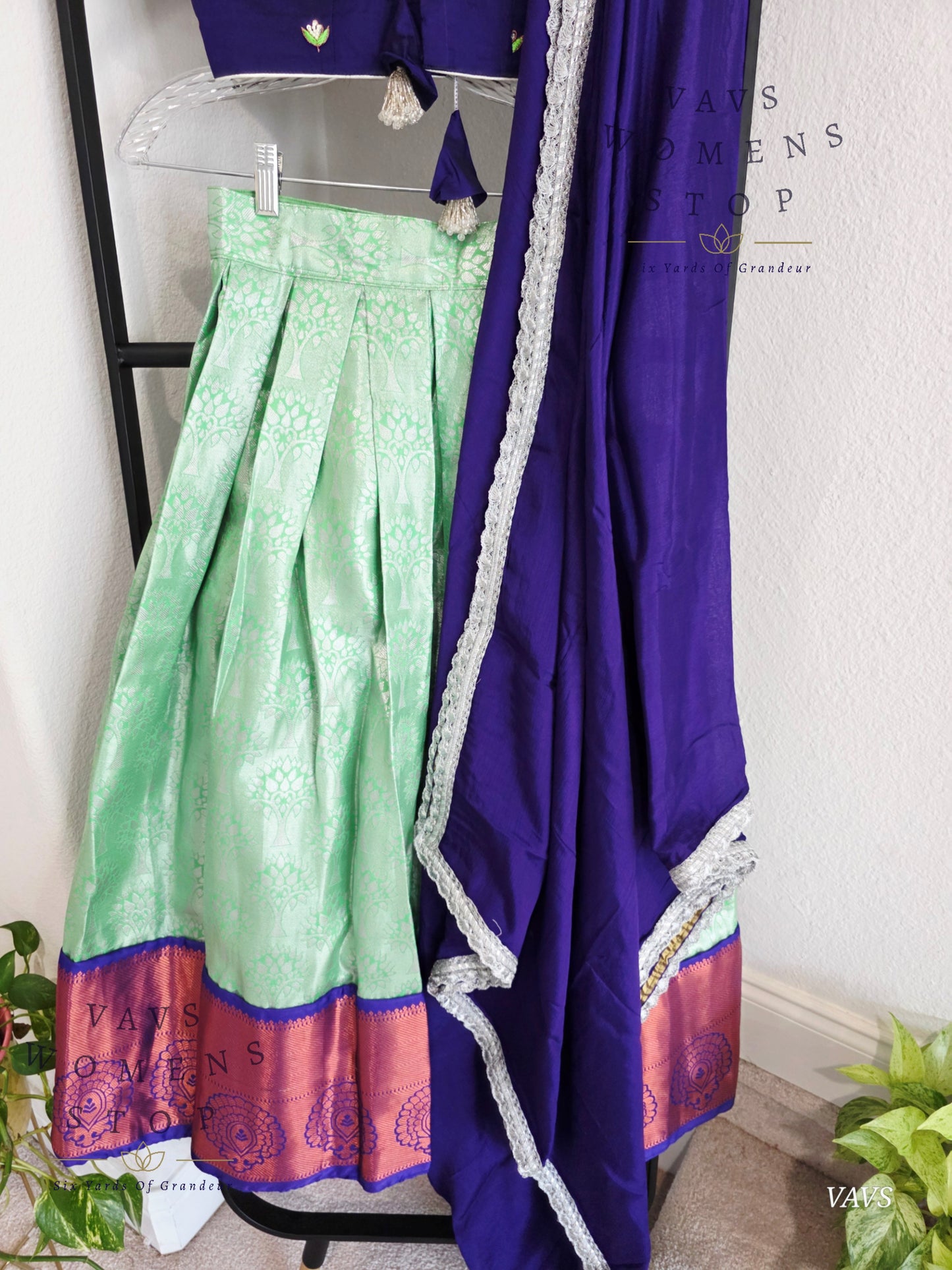 Traditional Half Saree Set