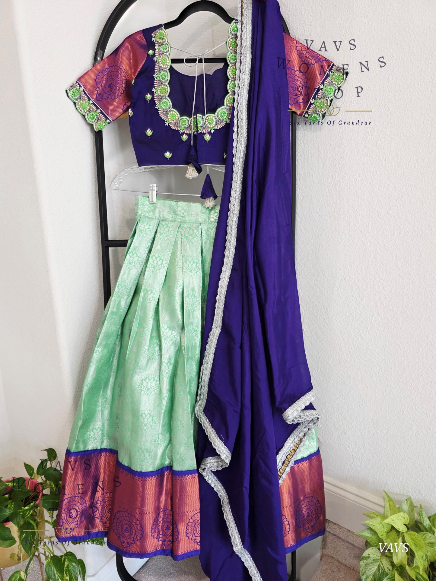 Traditional Half Saree Set