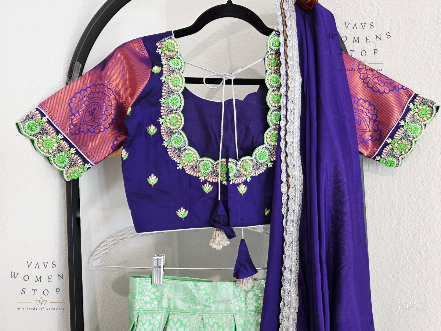 Traditional Half Saree Set
