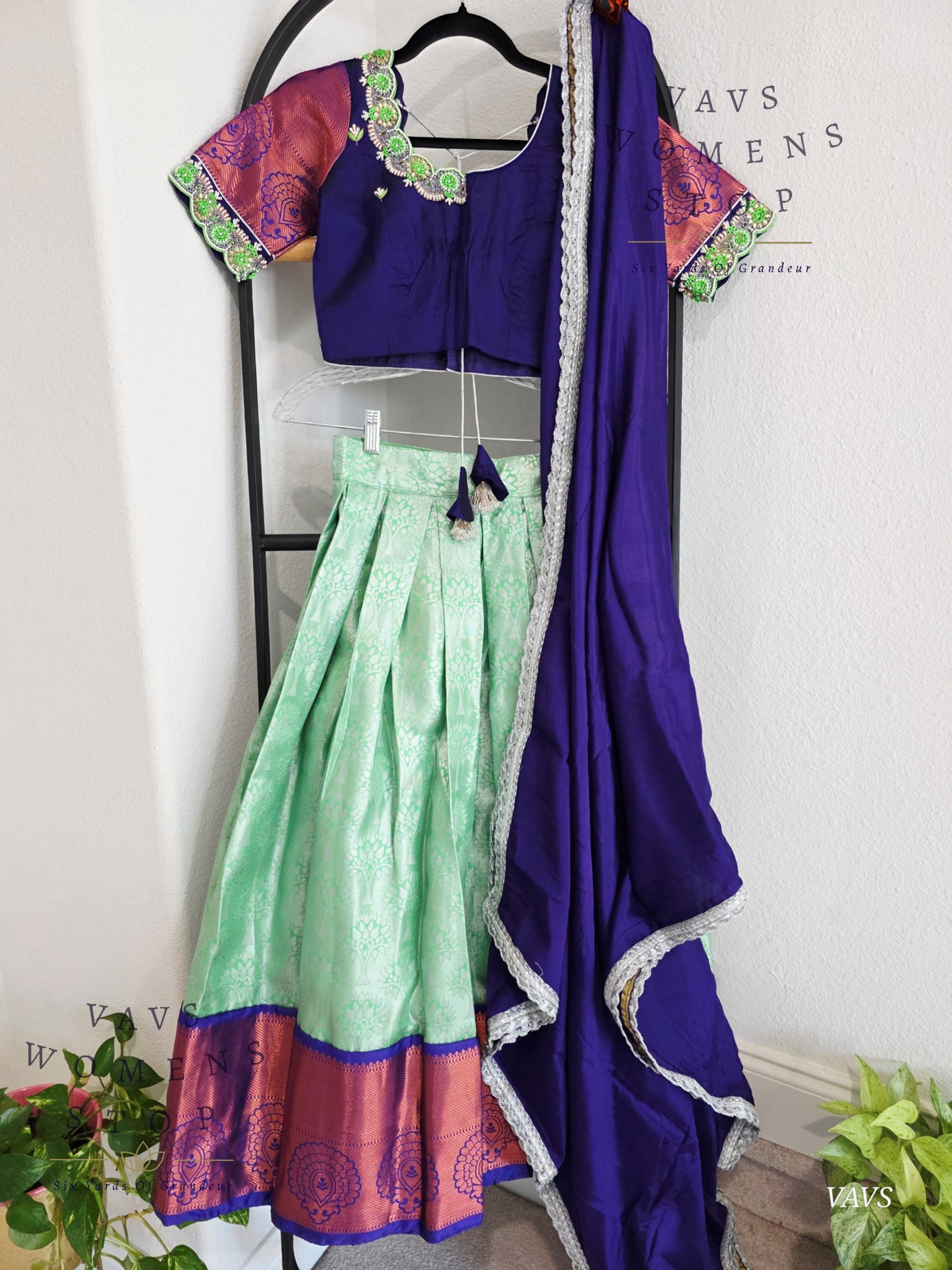 Traditional Half Saree Set