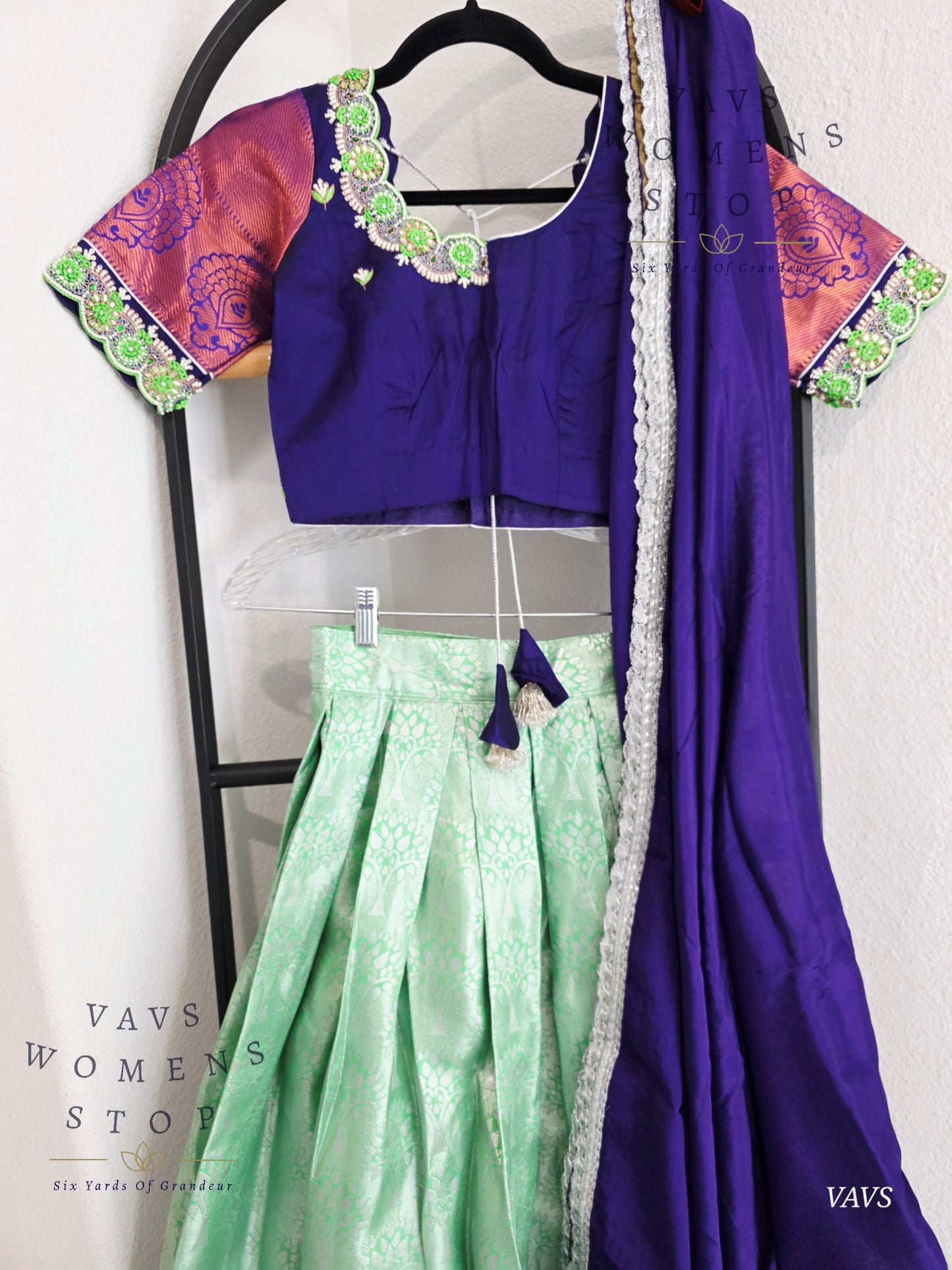 Traditional Half Saree Set