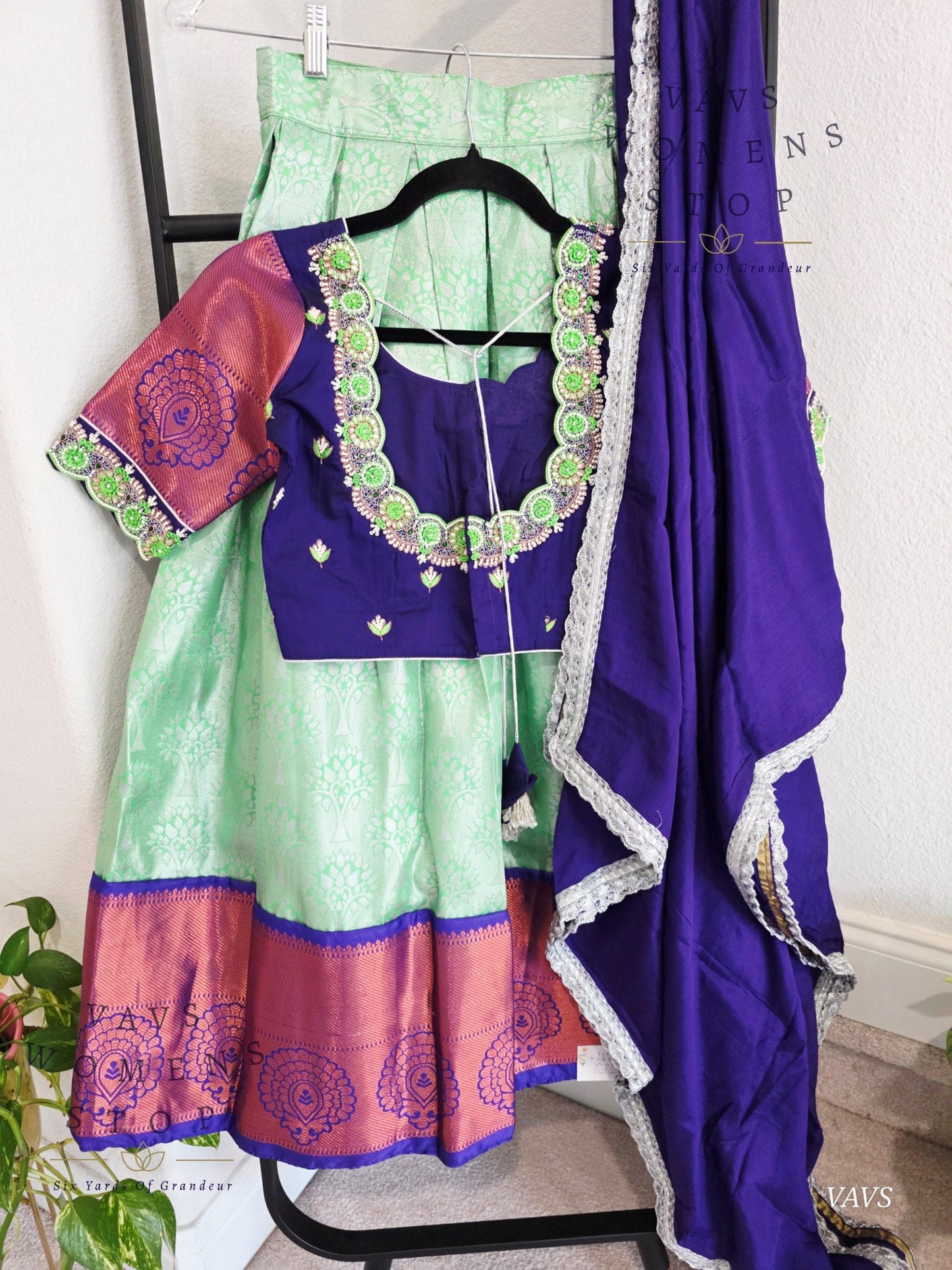 Traditional Half Saree Set