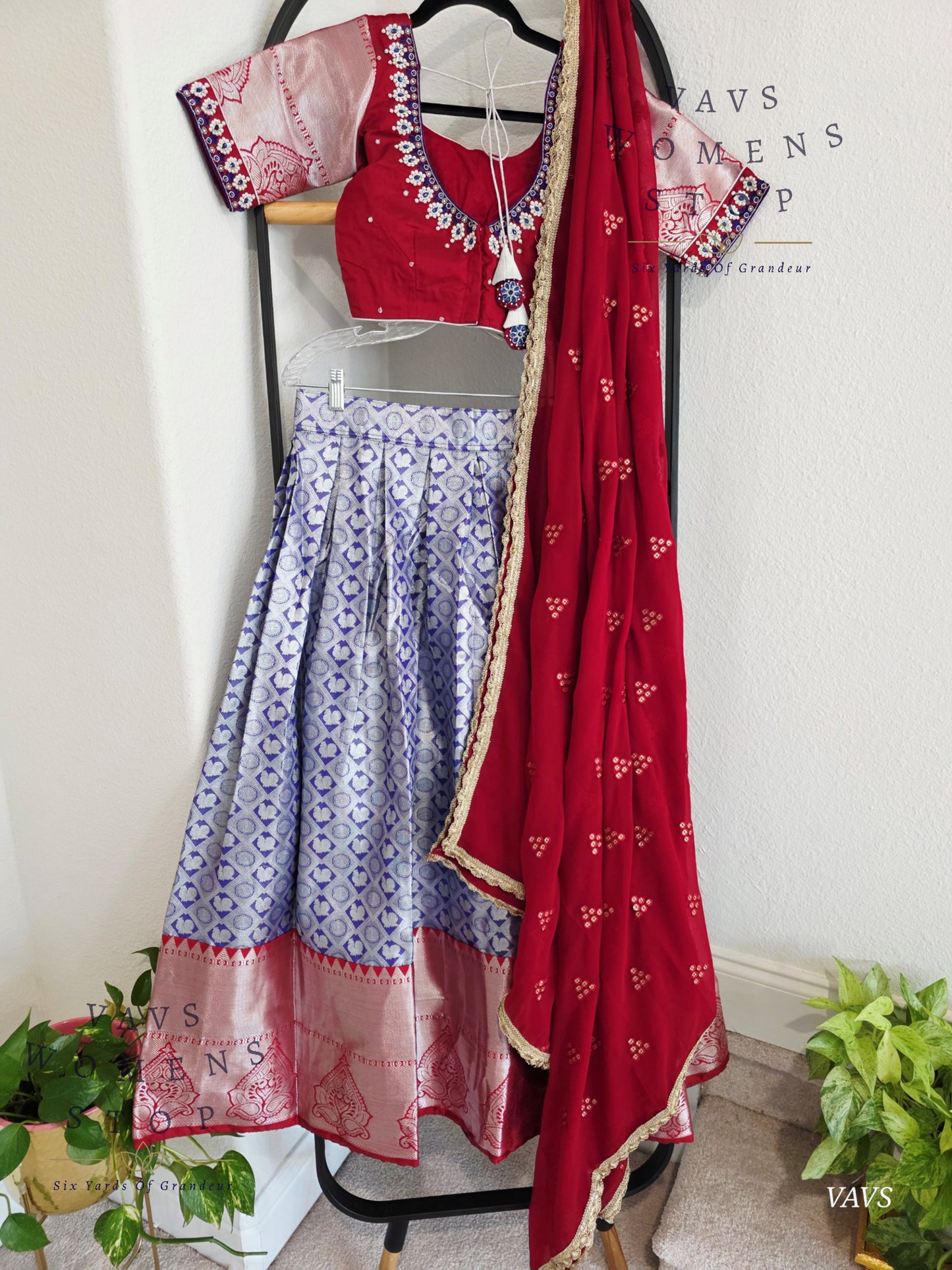Traditional Half Saree Set