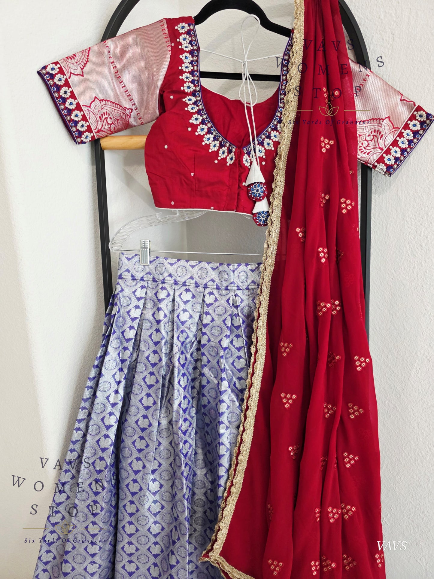 Traditional Half Saree Set