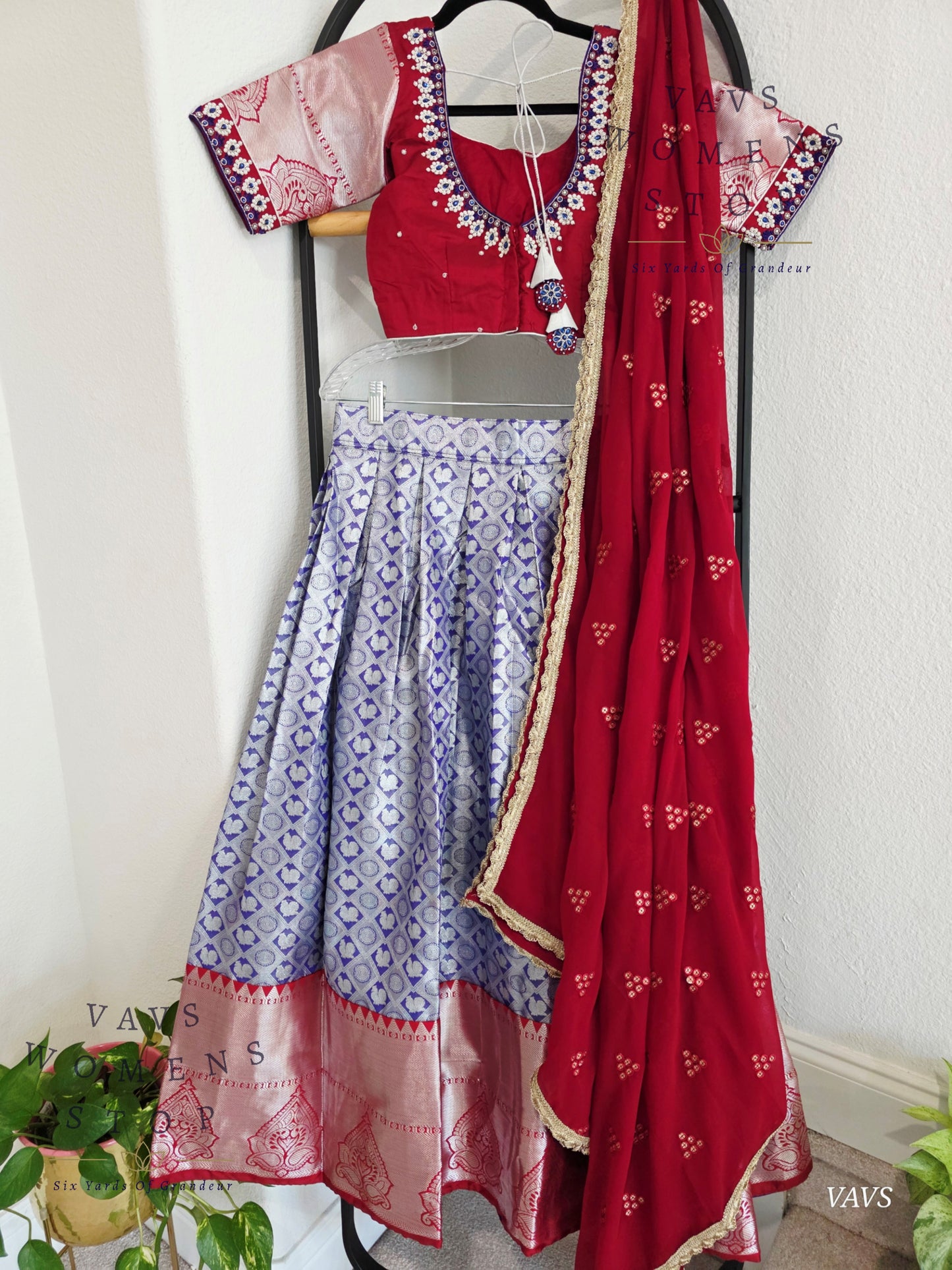 Traditional Half Saree Set