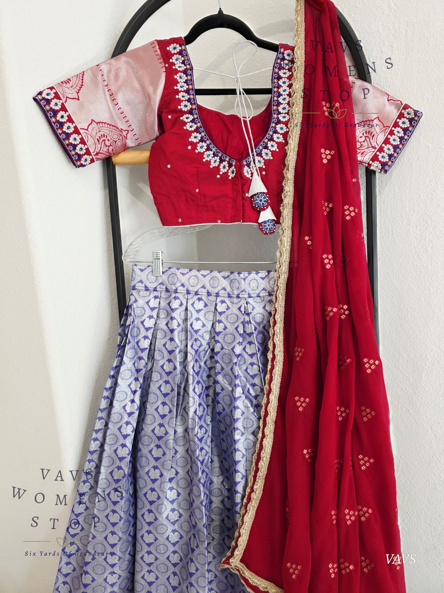 Traditional Half Saree Set