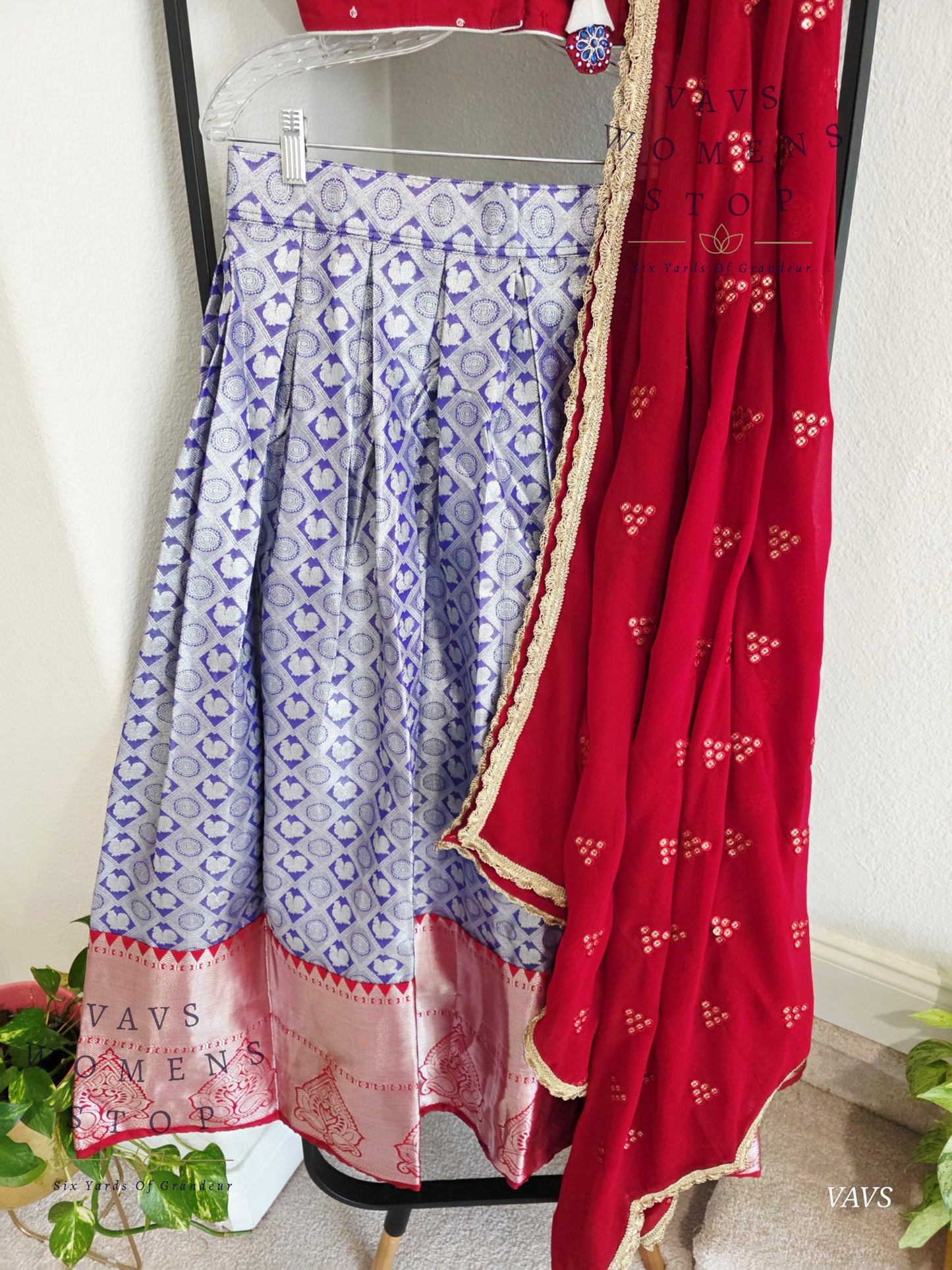 Traditional Half Saree Set