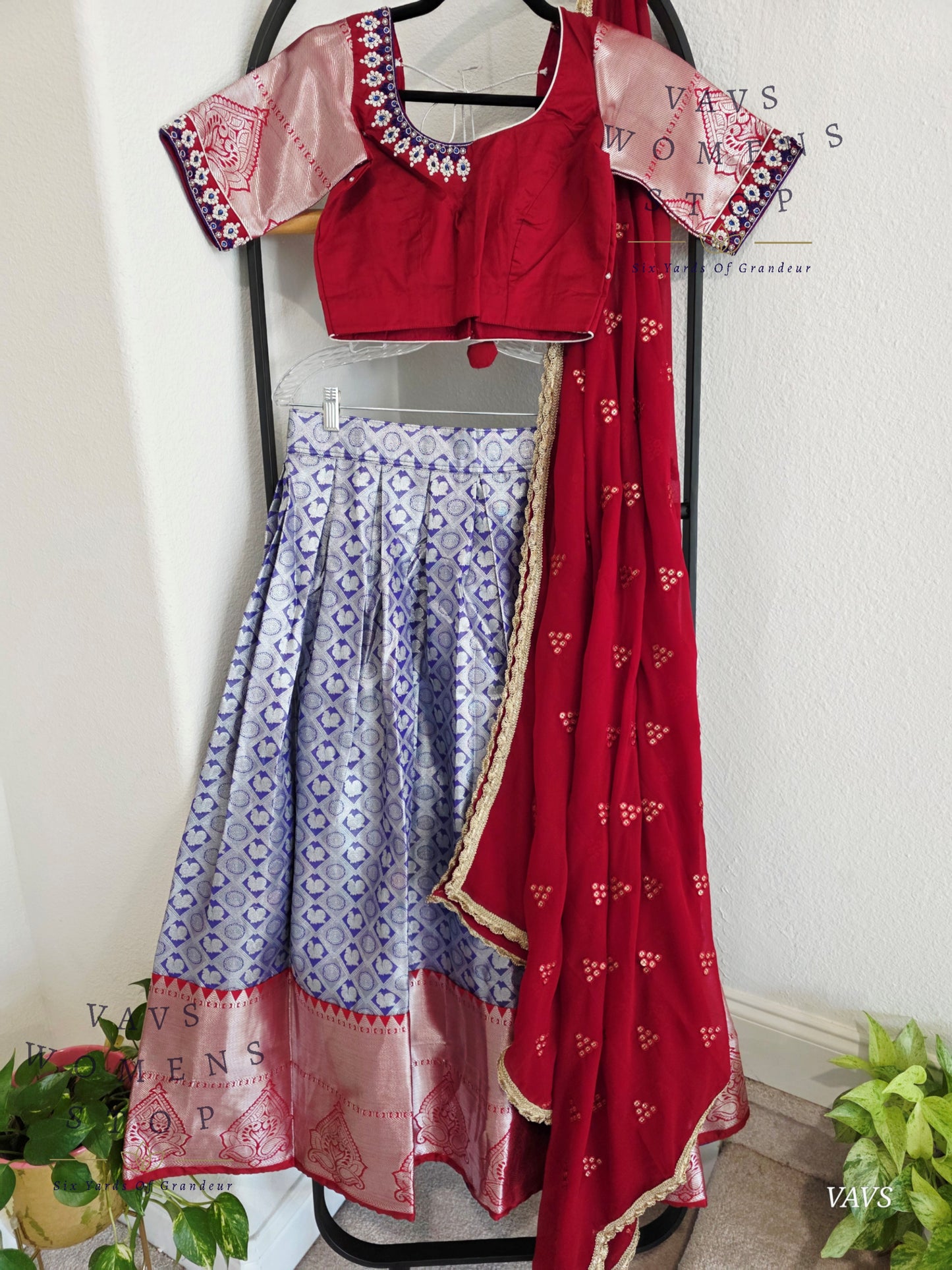 Traditional Half Saree Set