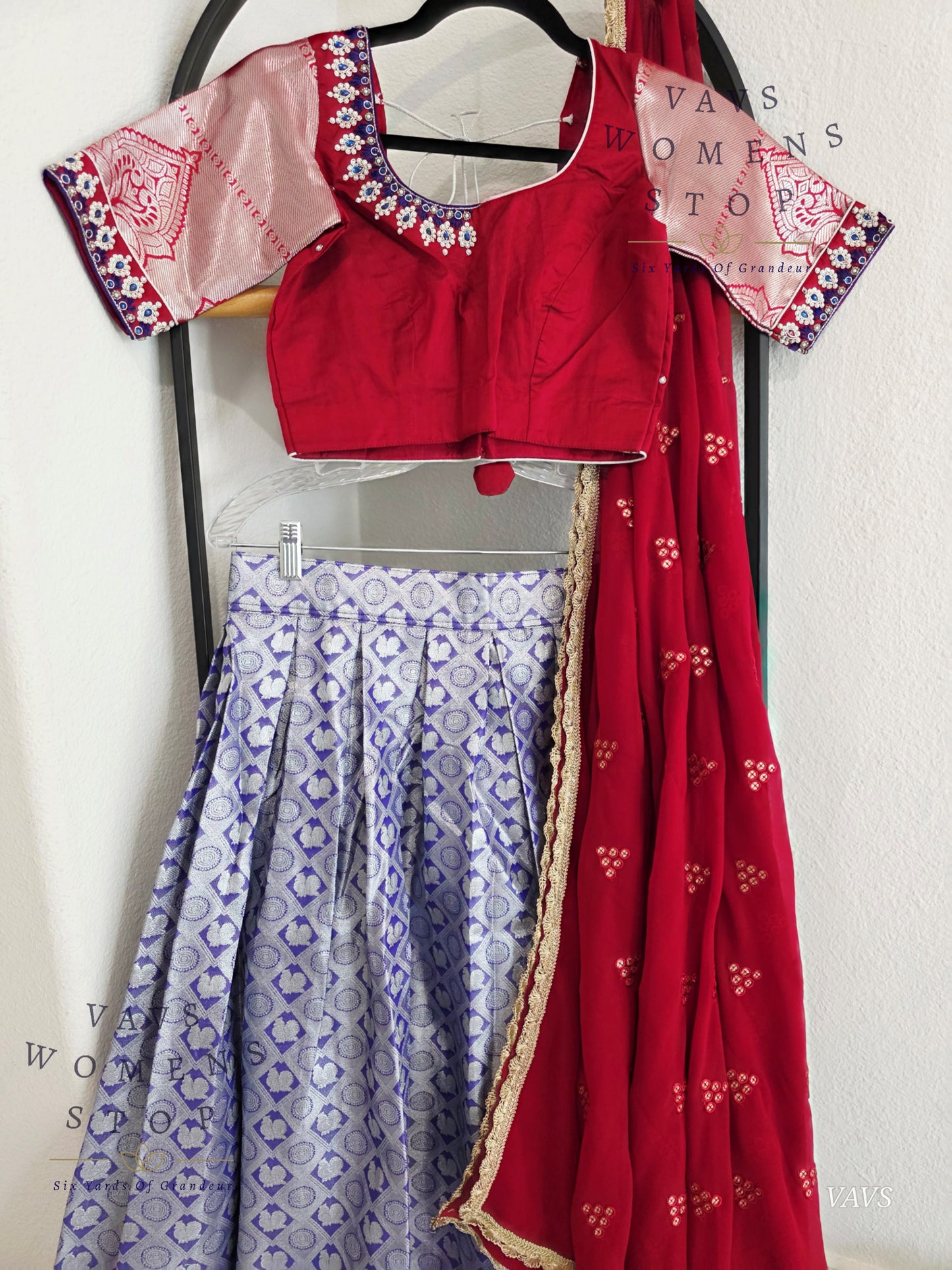 Traditional Half Saree Set