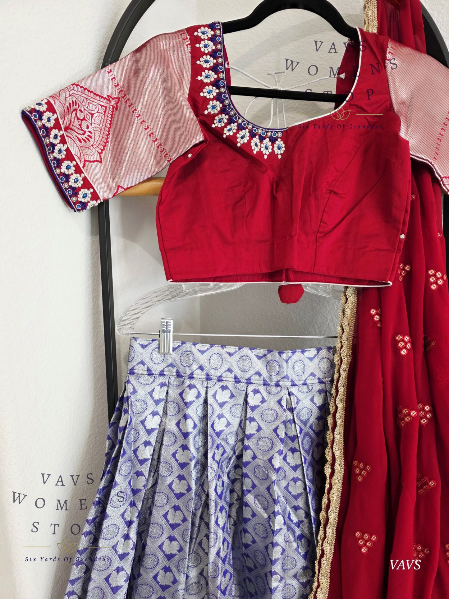 Traditional Half Saree Set