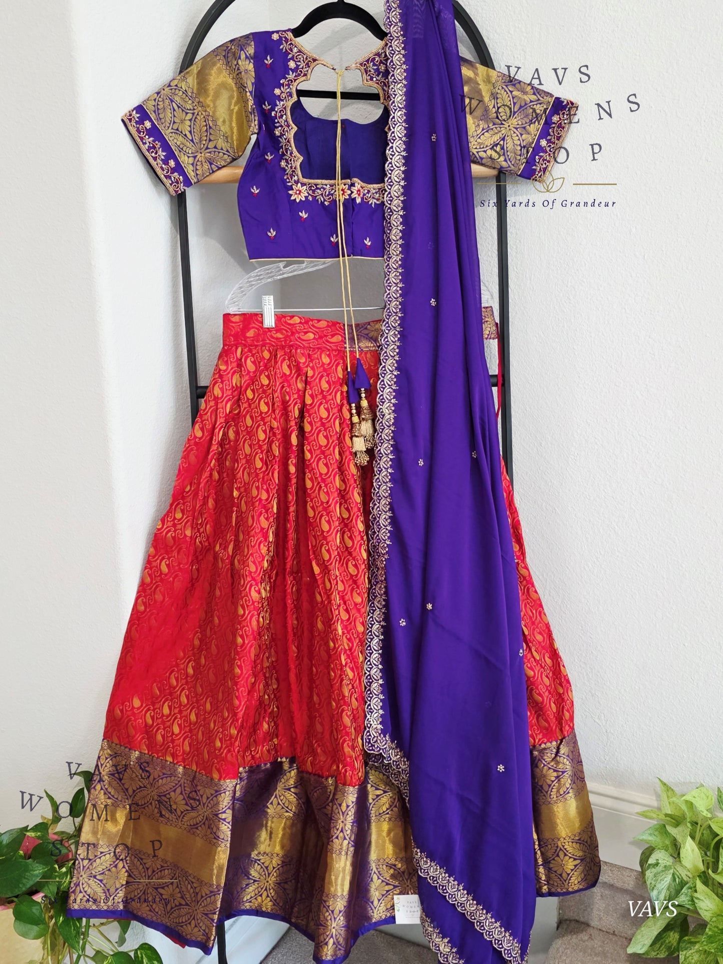 Traditional Half Saree Set