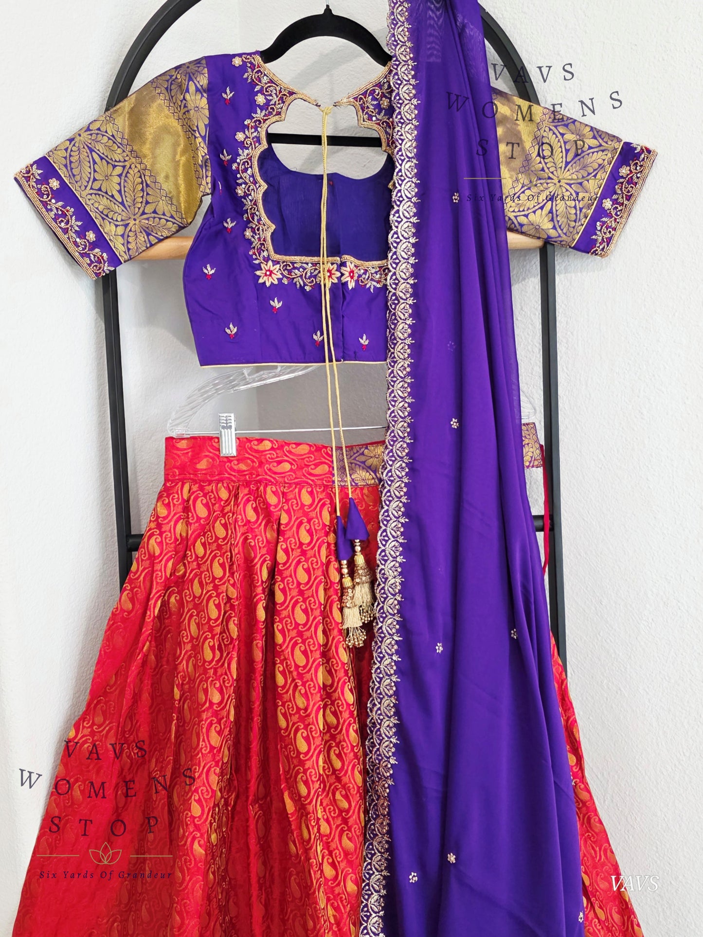 Traditional Half Saree Set