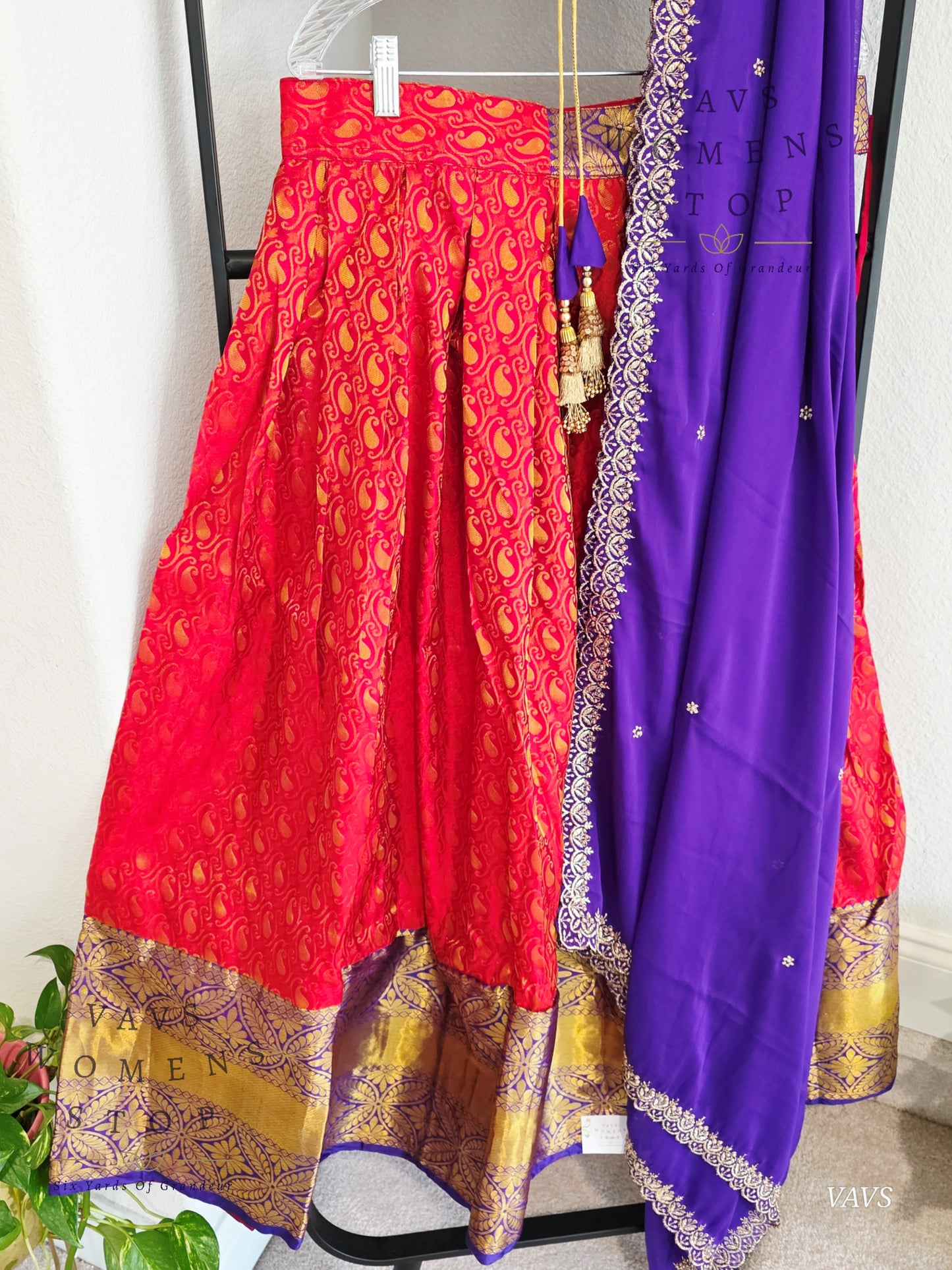 Traditional Half Saree Set