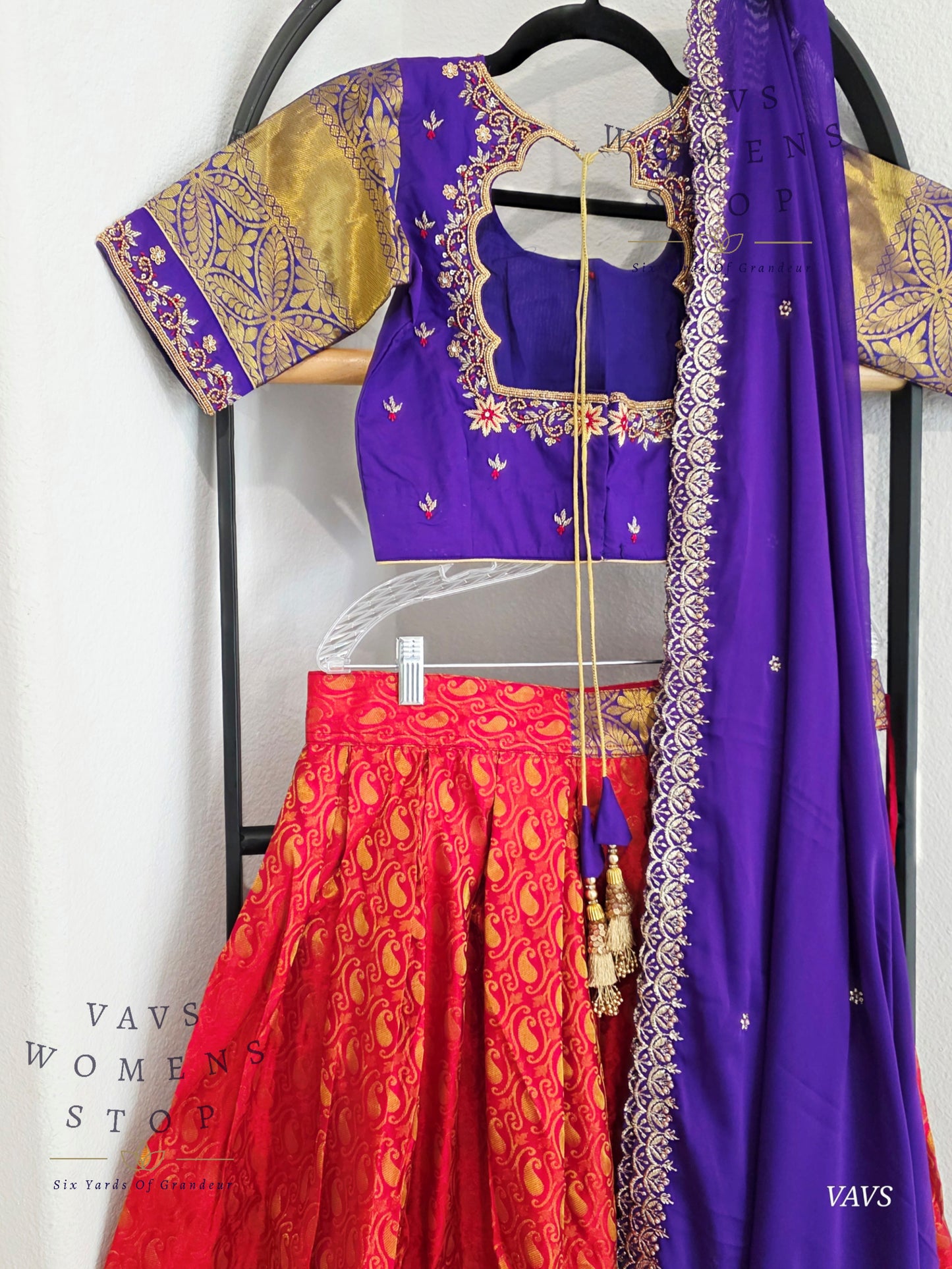 Traditional Half Saree Set