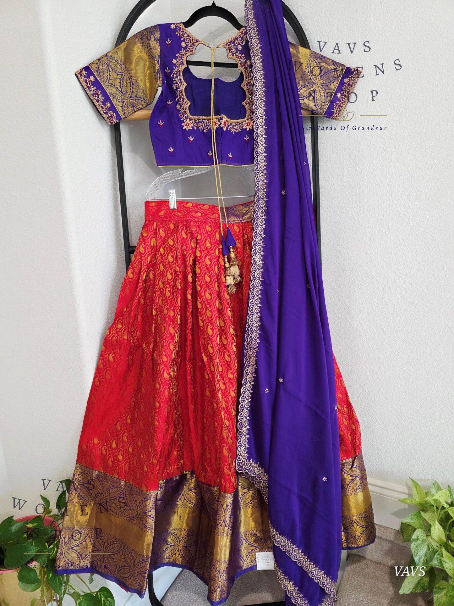 Traditional Half Saree Set