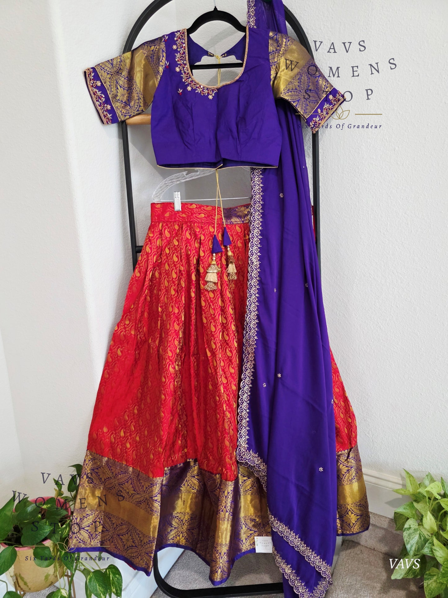 Traditional Half Saree Set