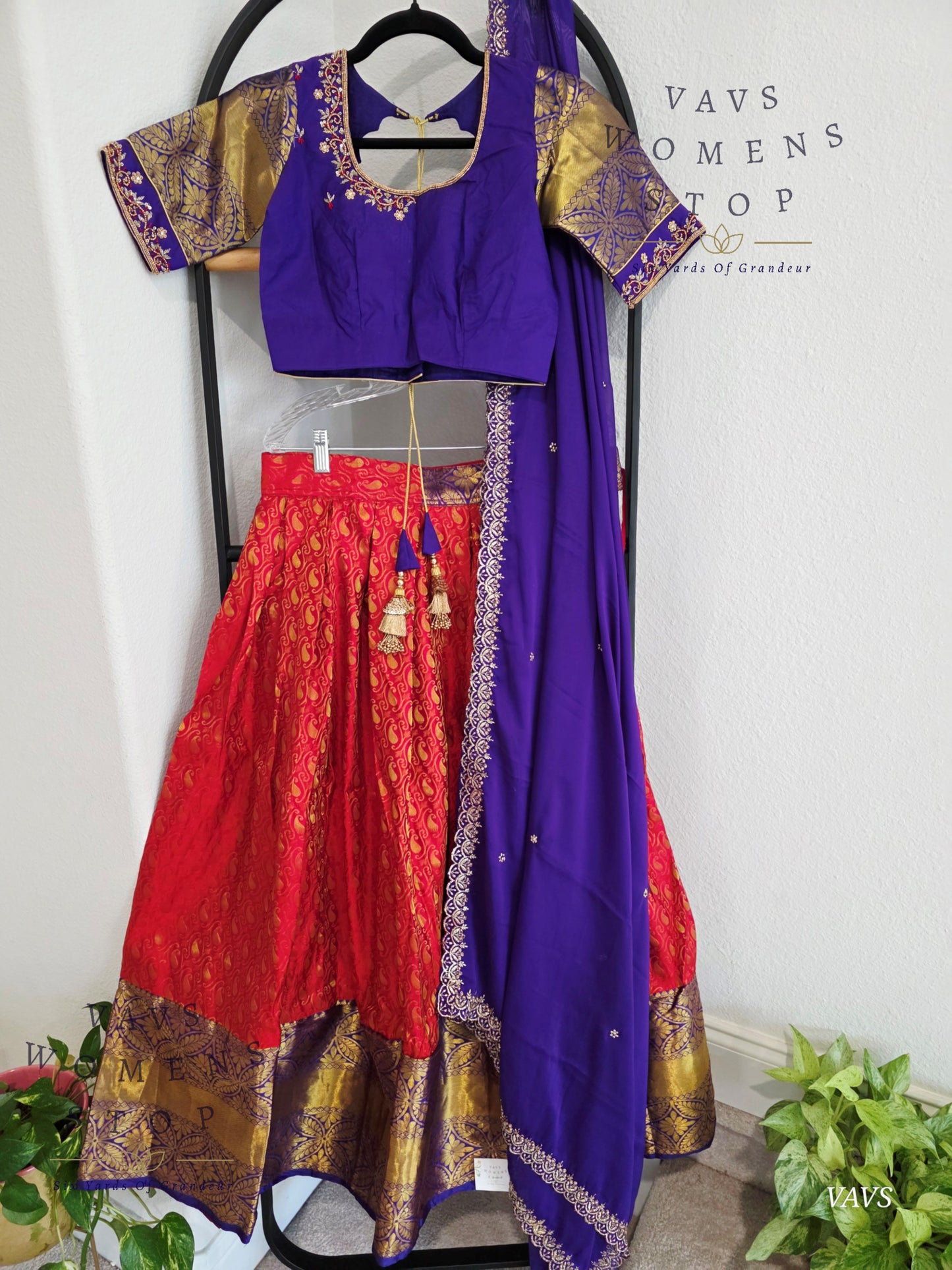 Traditional Half Saree Set