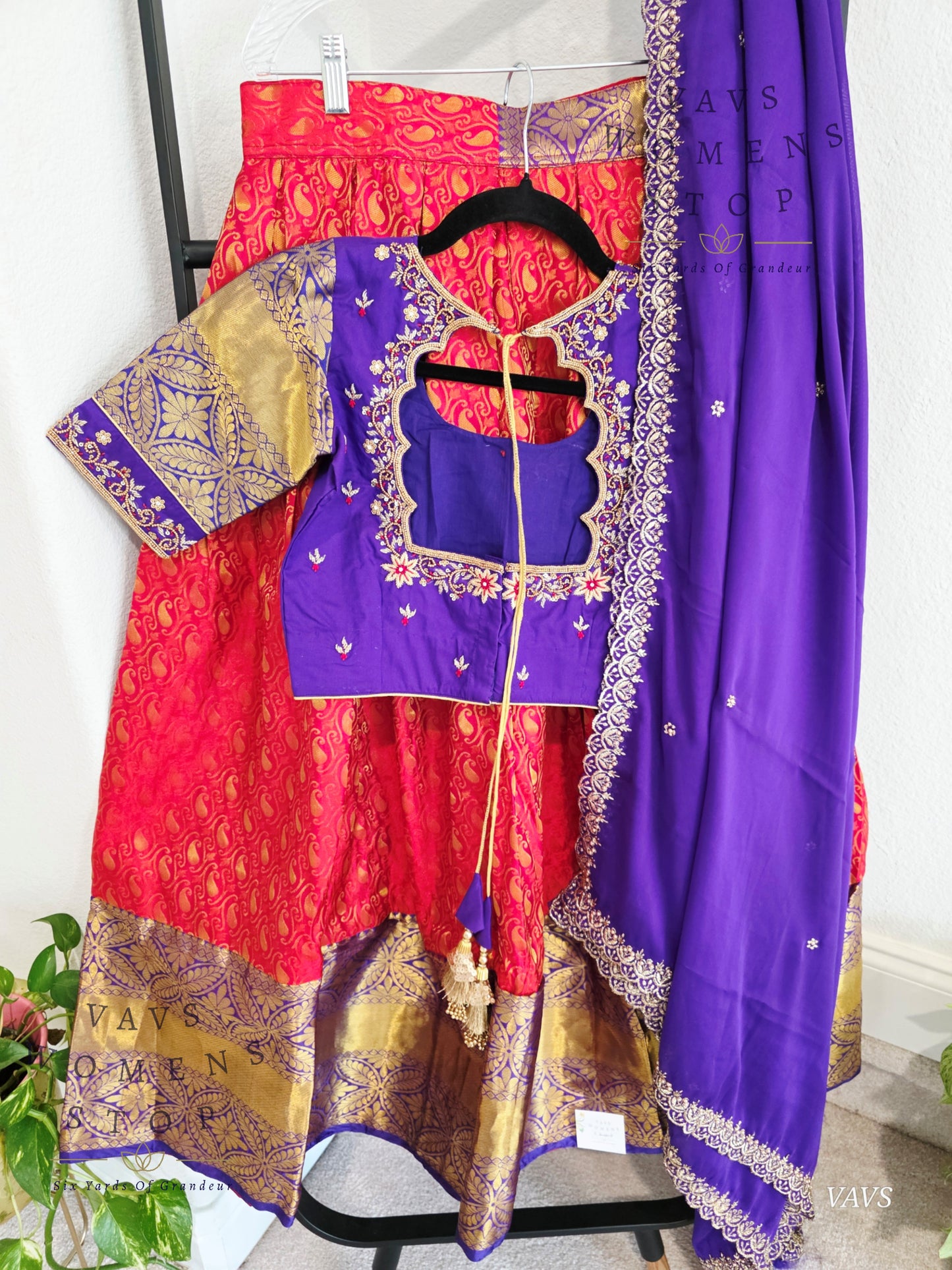 Traditional Half Saree Set