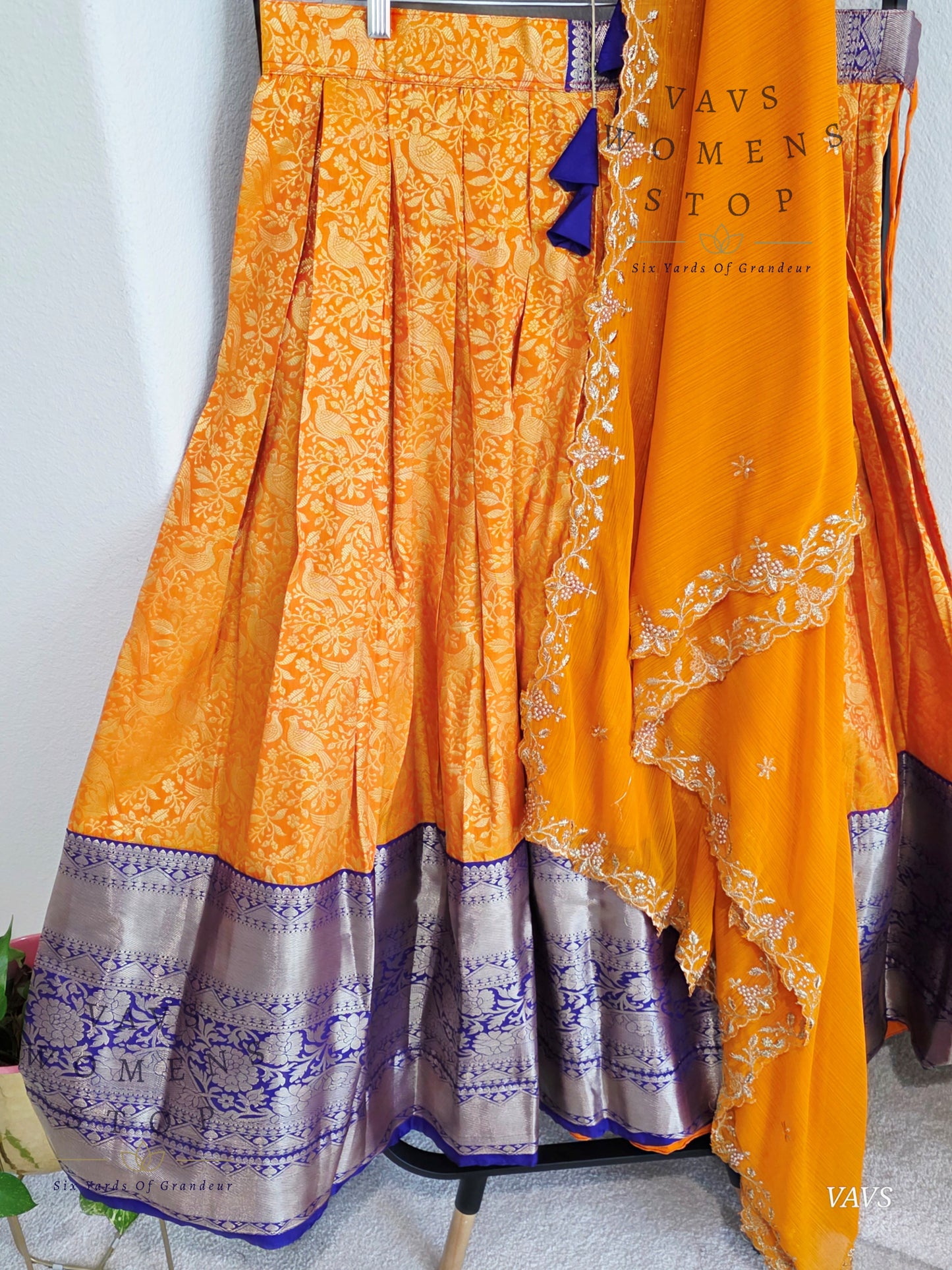 Designer Kanchi Silk Lehenga Blouse Set