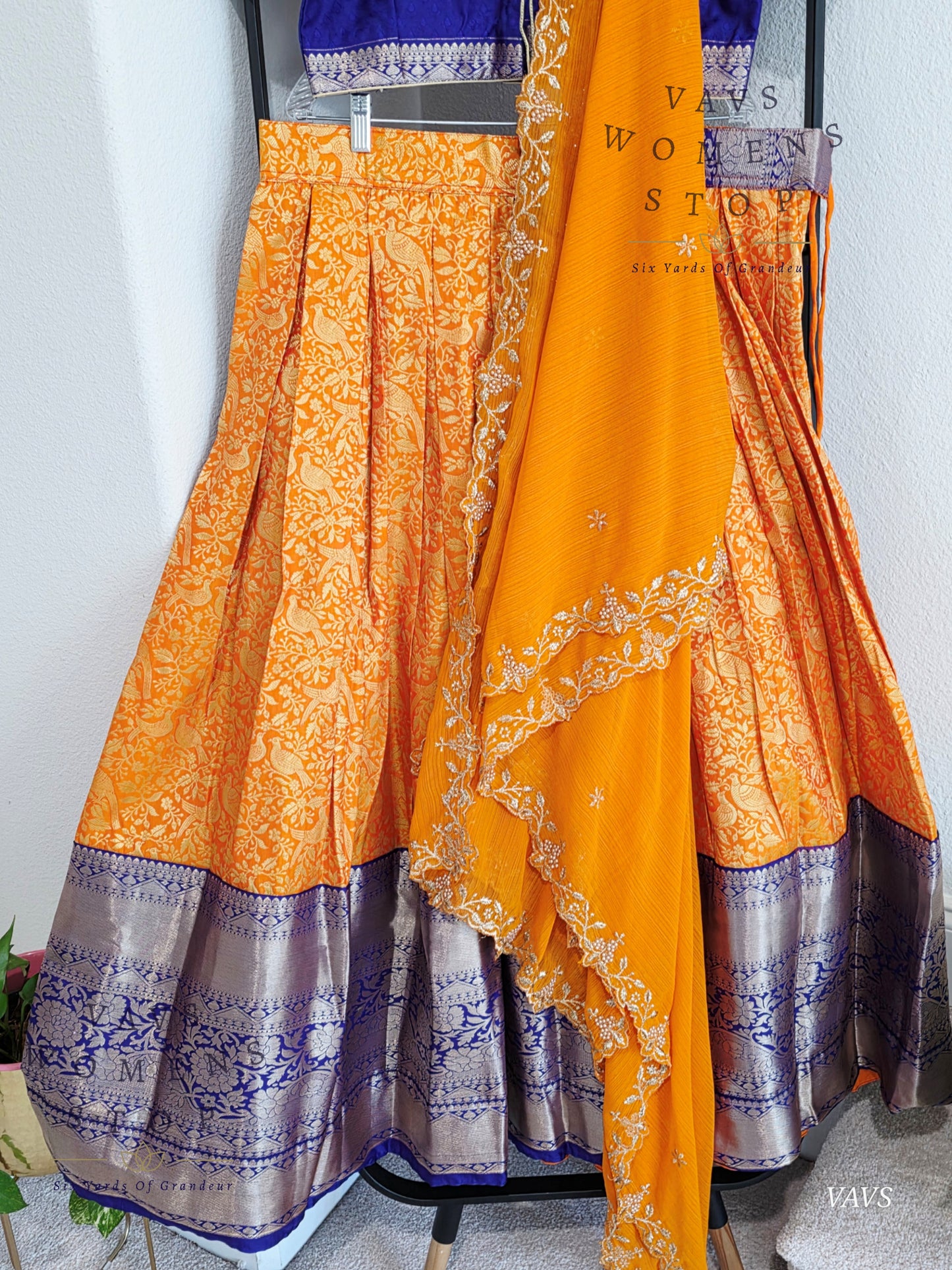 Designer Kanchi Silk Lehenga Blouse Set