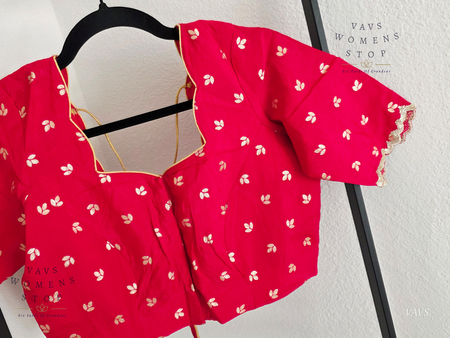 Pink Munga Crepe Silk Stitched Blouse