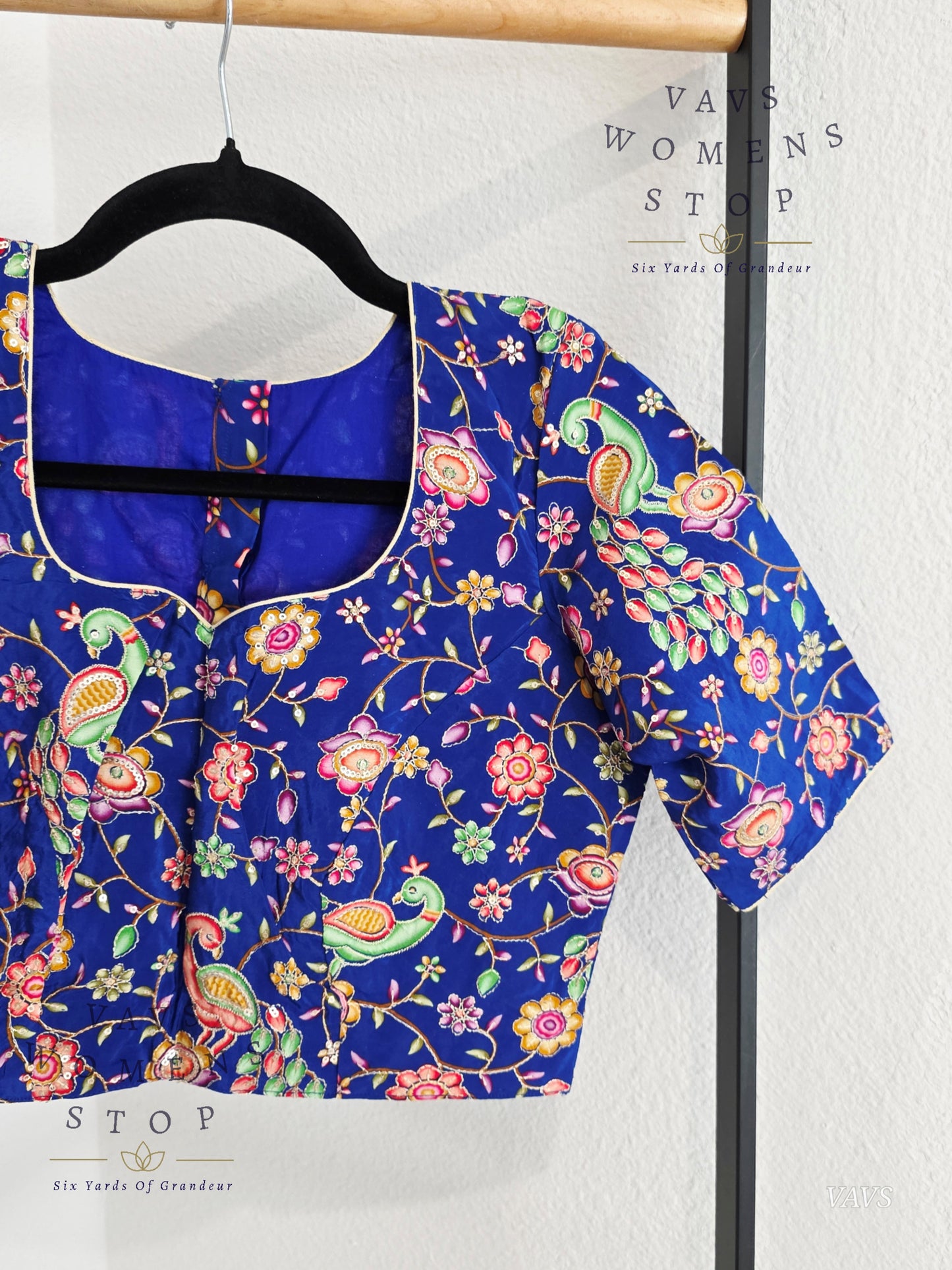 Kalamkari Silk Blouse
