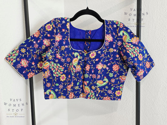 Kalamkari Silk Blouse