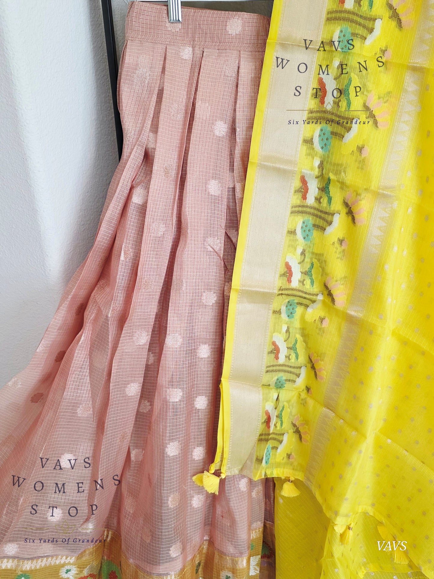 Designer Kota Silk Lehenga Set with Dupatta