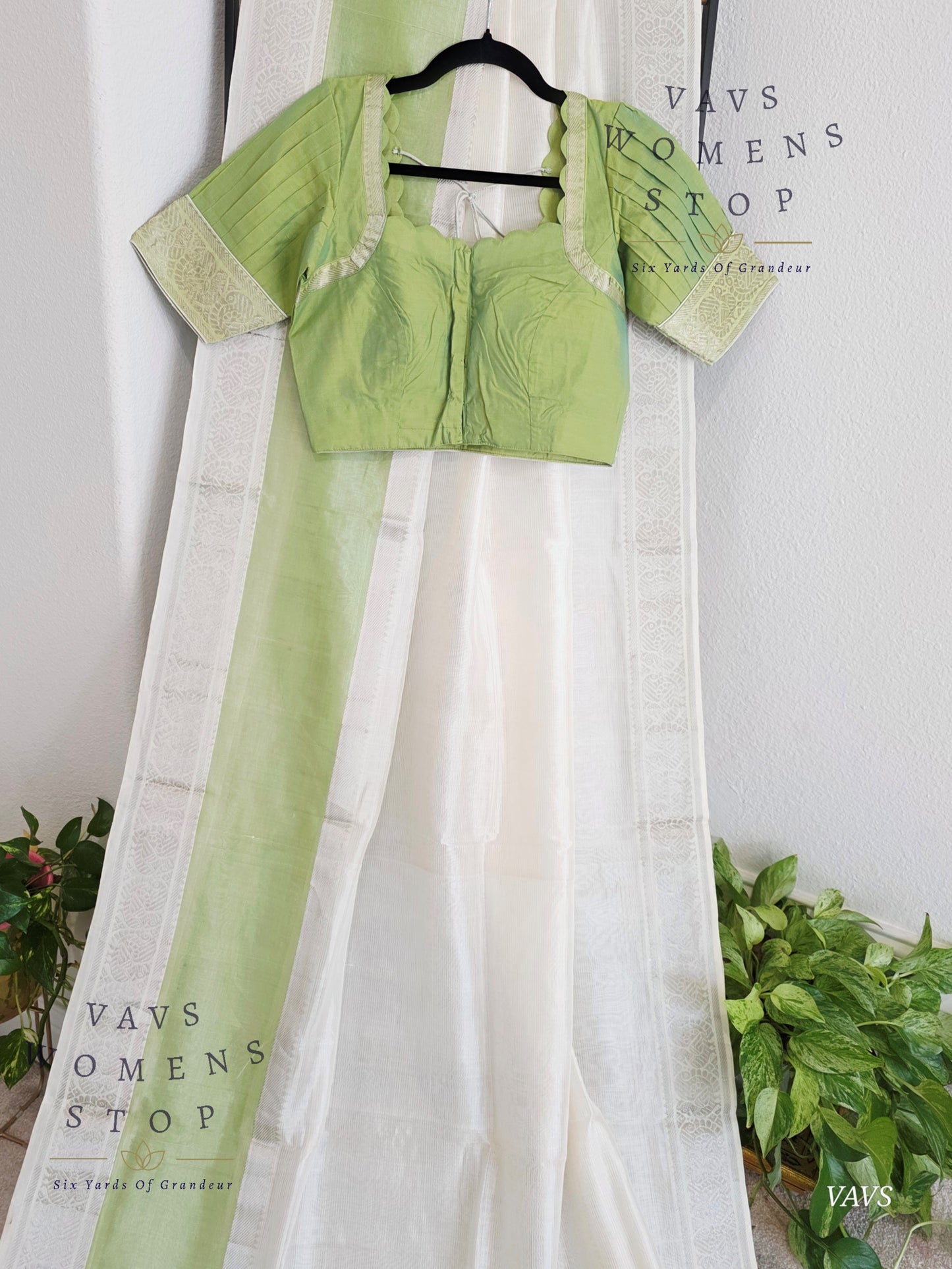 Trending Hit Nara Brahmani Inspired Mangalagiri Pattu Saree with Matching Blouse – Ready to Ship from USA