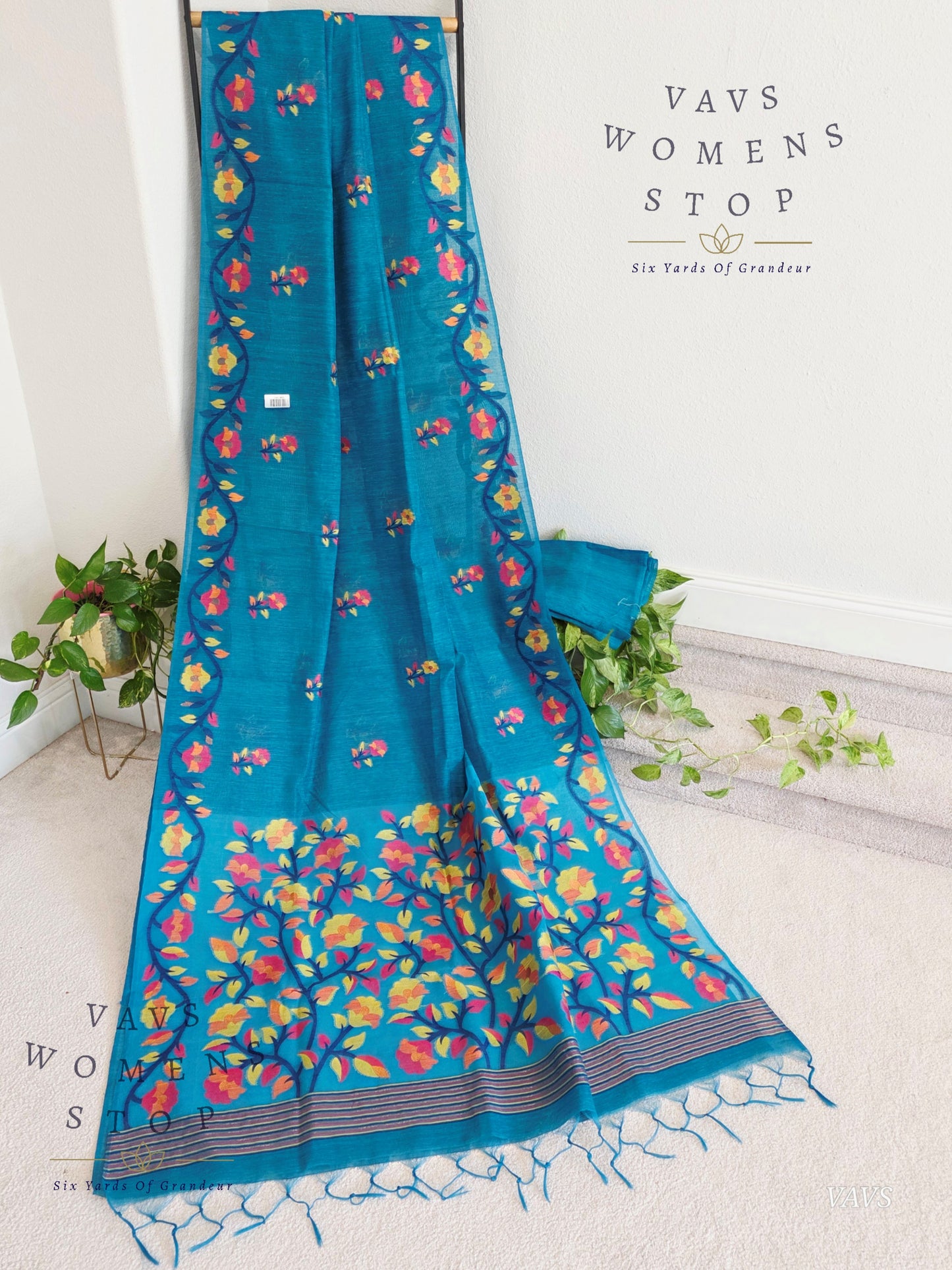 Semi Matka Silk Jamdani Saree