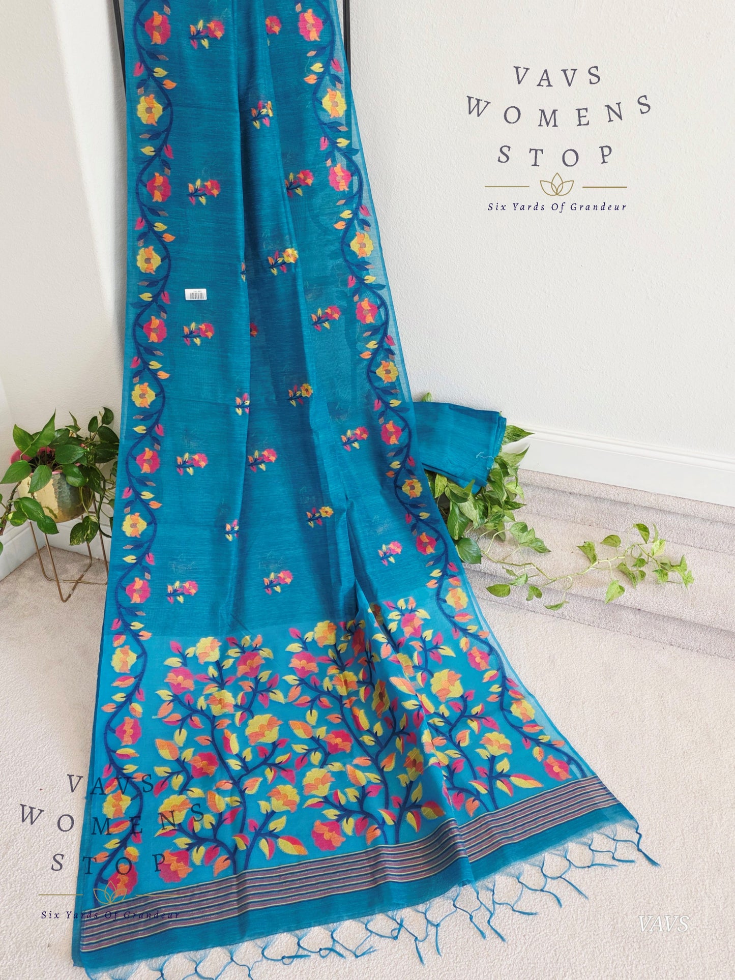 Semi Matka Silk Jamdani Saree