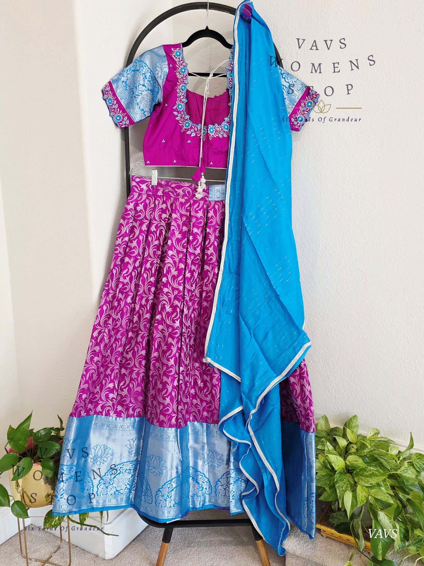 Traditional Half Saree Set
