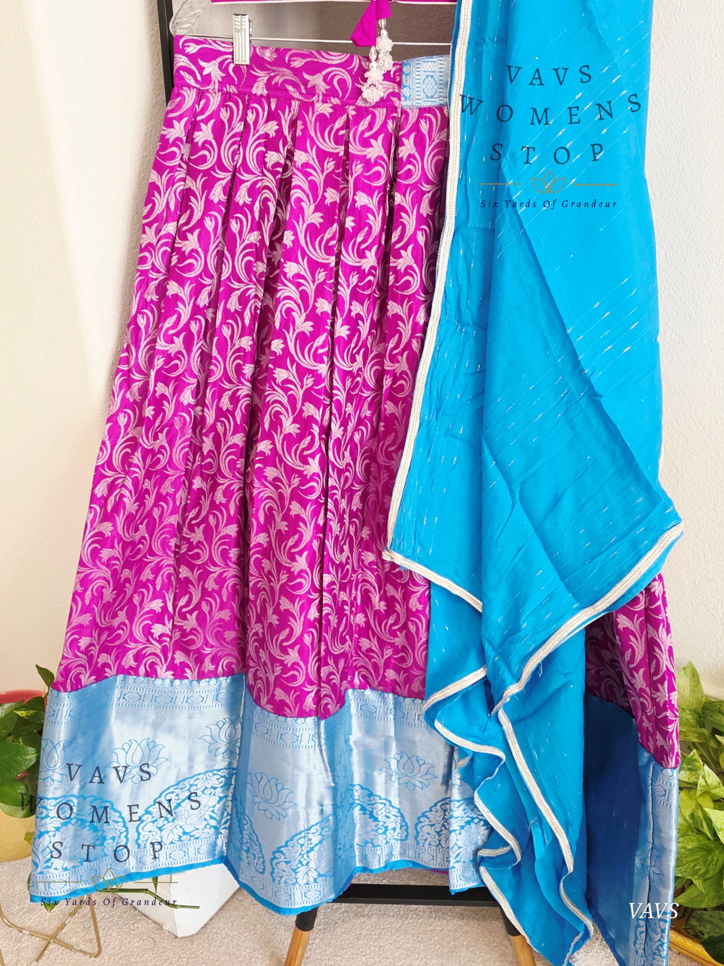 Traditional Half Saree Set