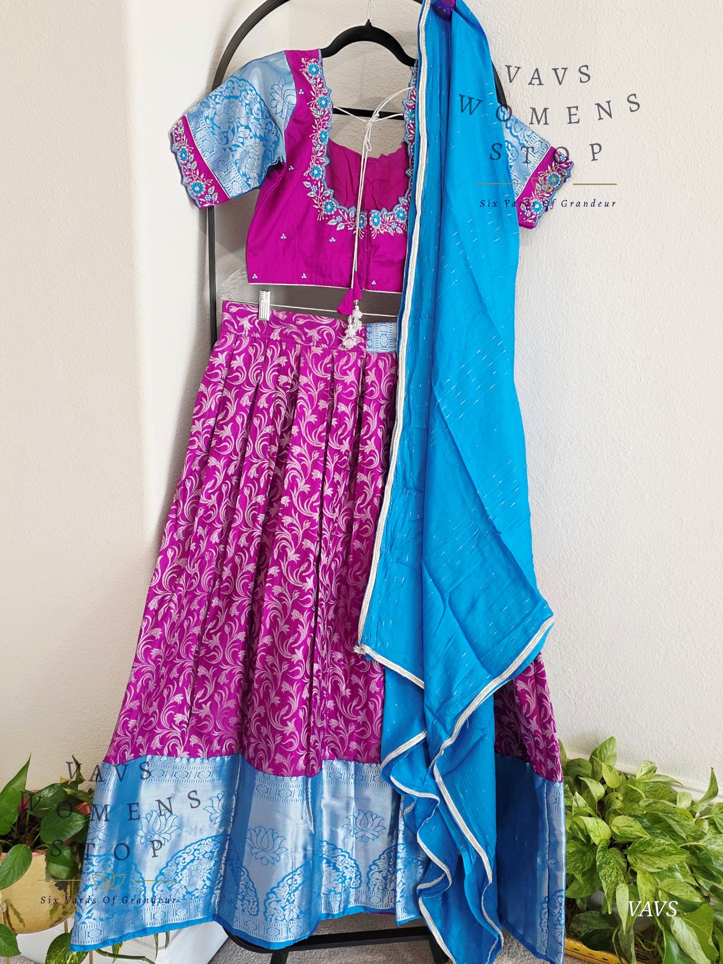 Traditional Half Saree Set